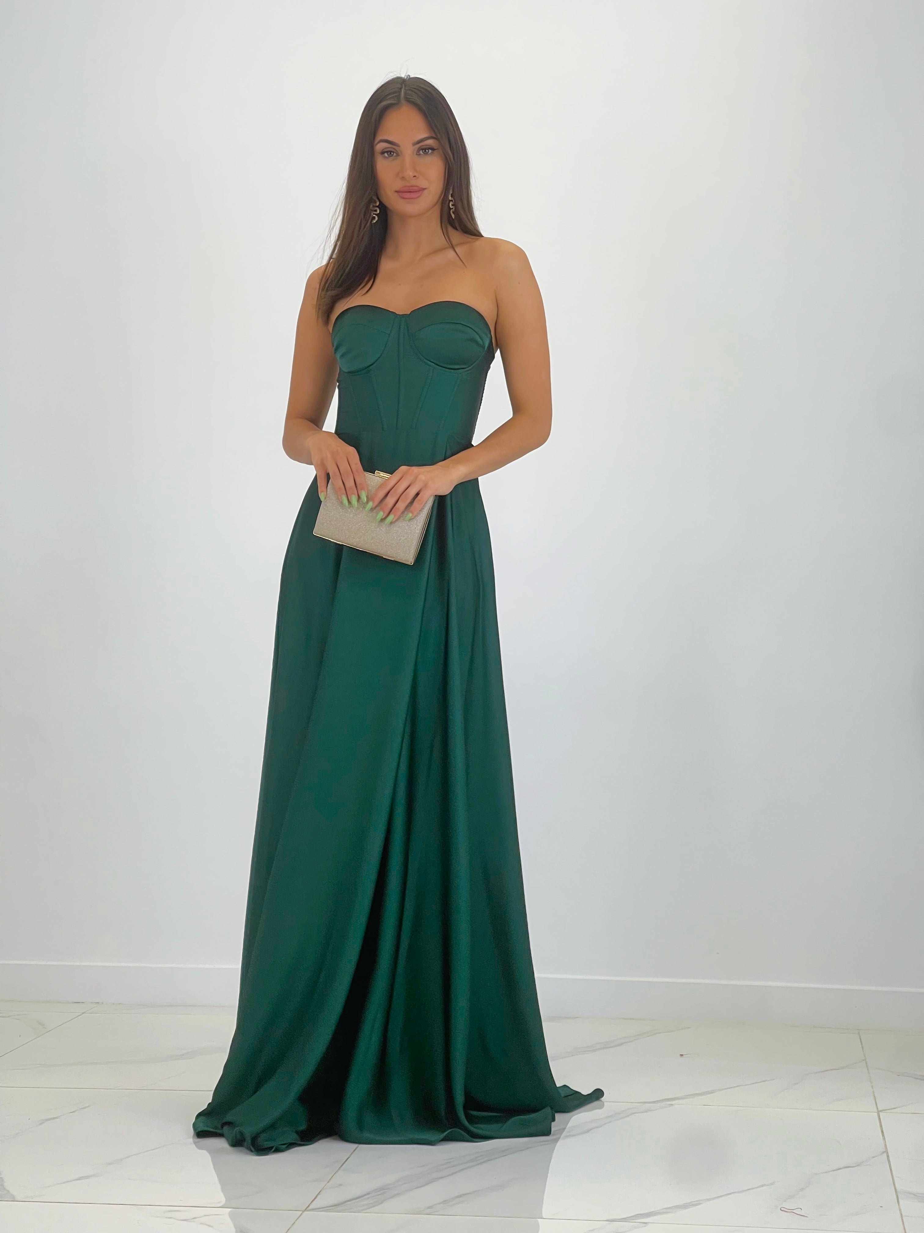 Vestido corsé raso Sarah - Zebra&Maduixa®