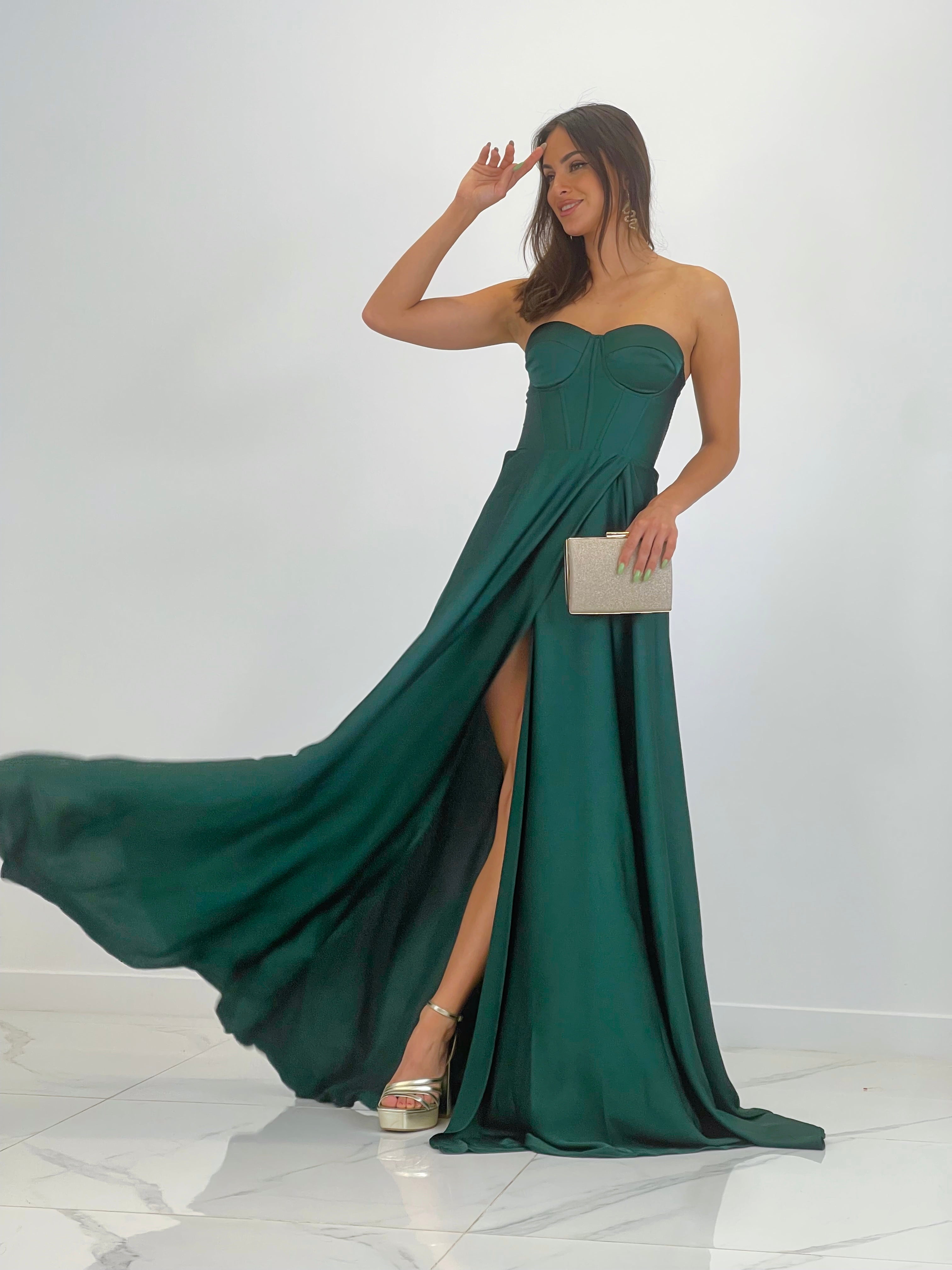 Vestido corsé raso Sarah - Zebra&Maduixa®