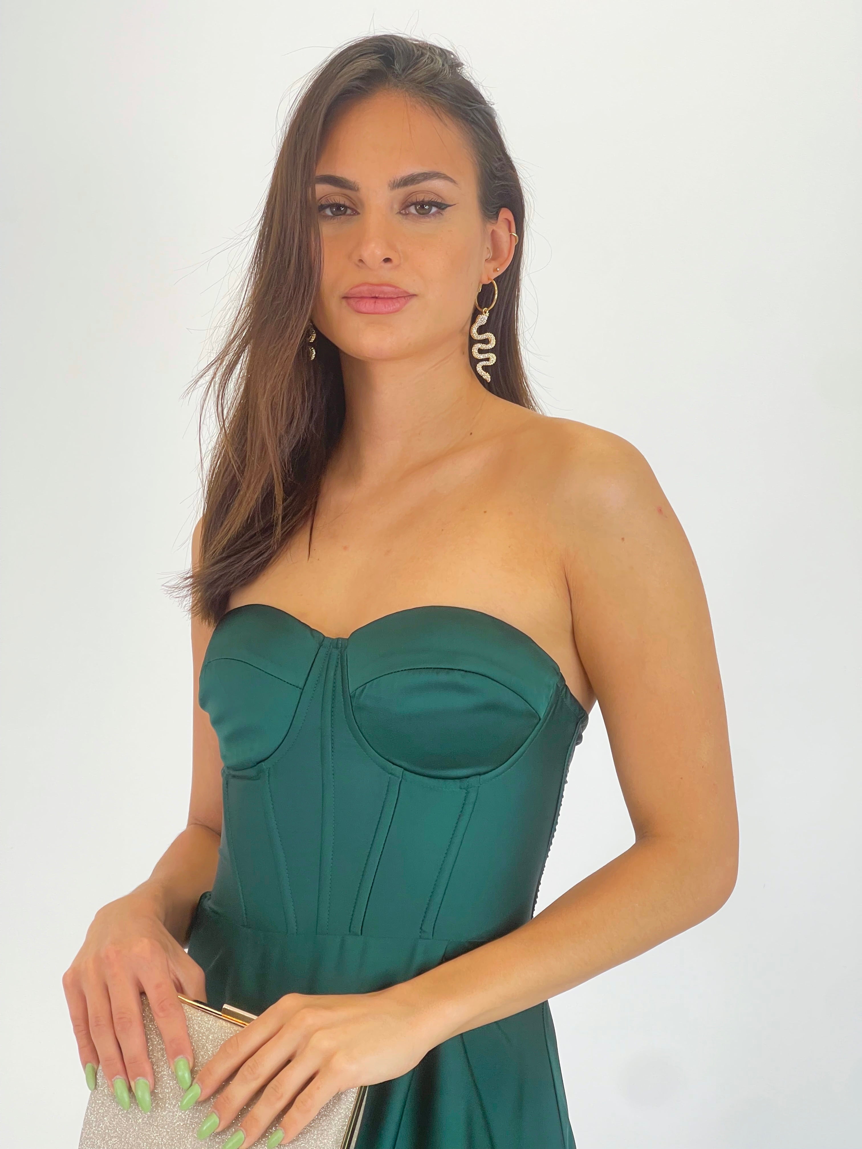 Vestido corsé raso Sarah - Zebra&Maduixa®