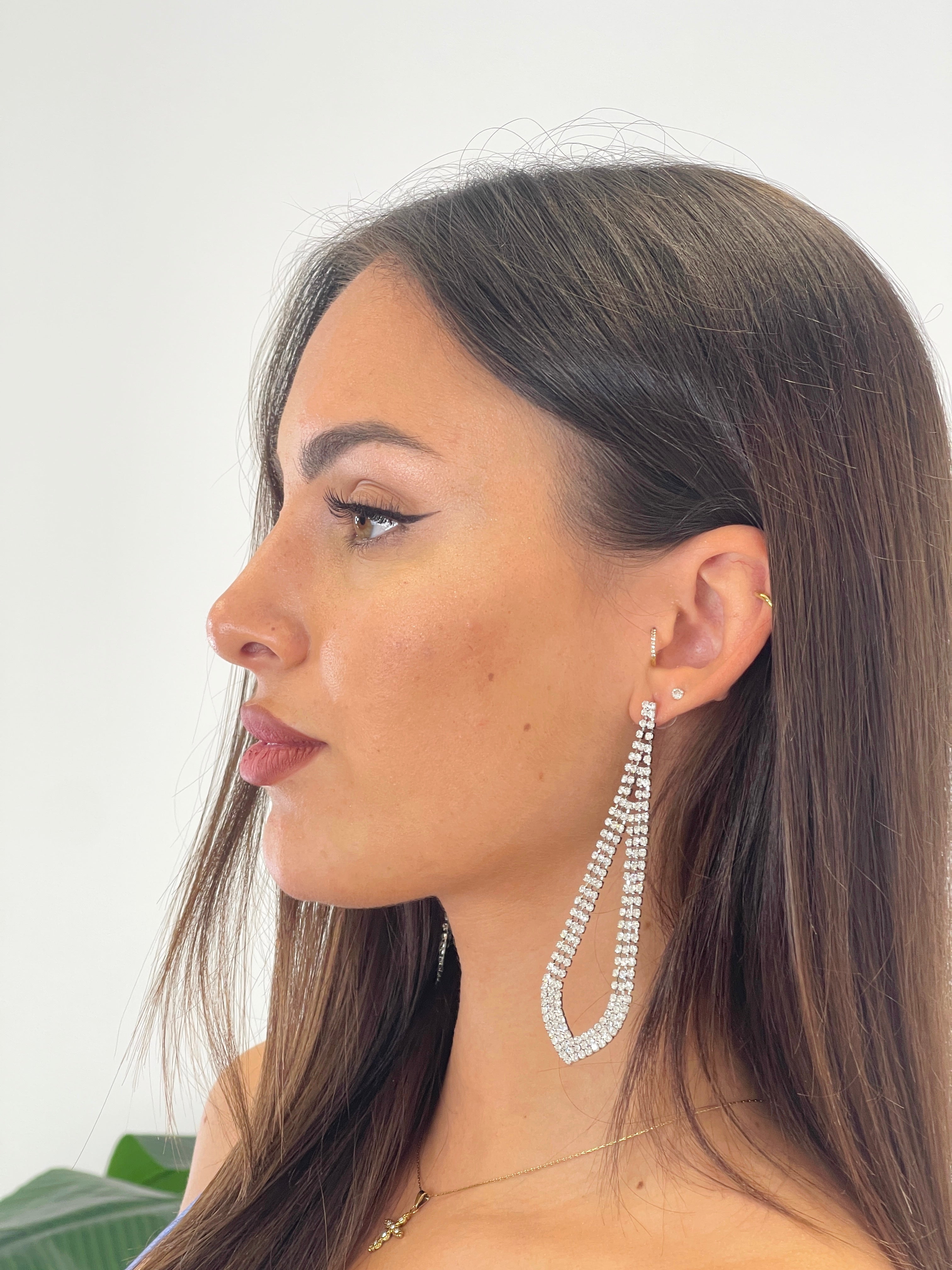 Pendientes lagrima pedrería - Zebra&Maduixa®