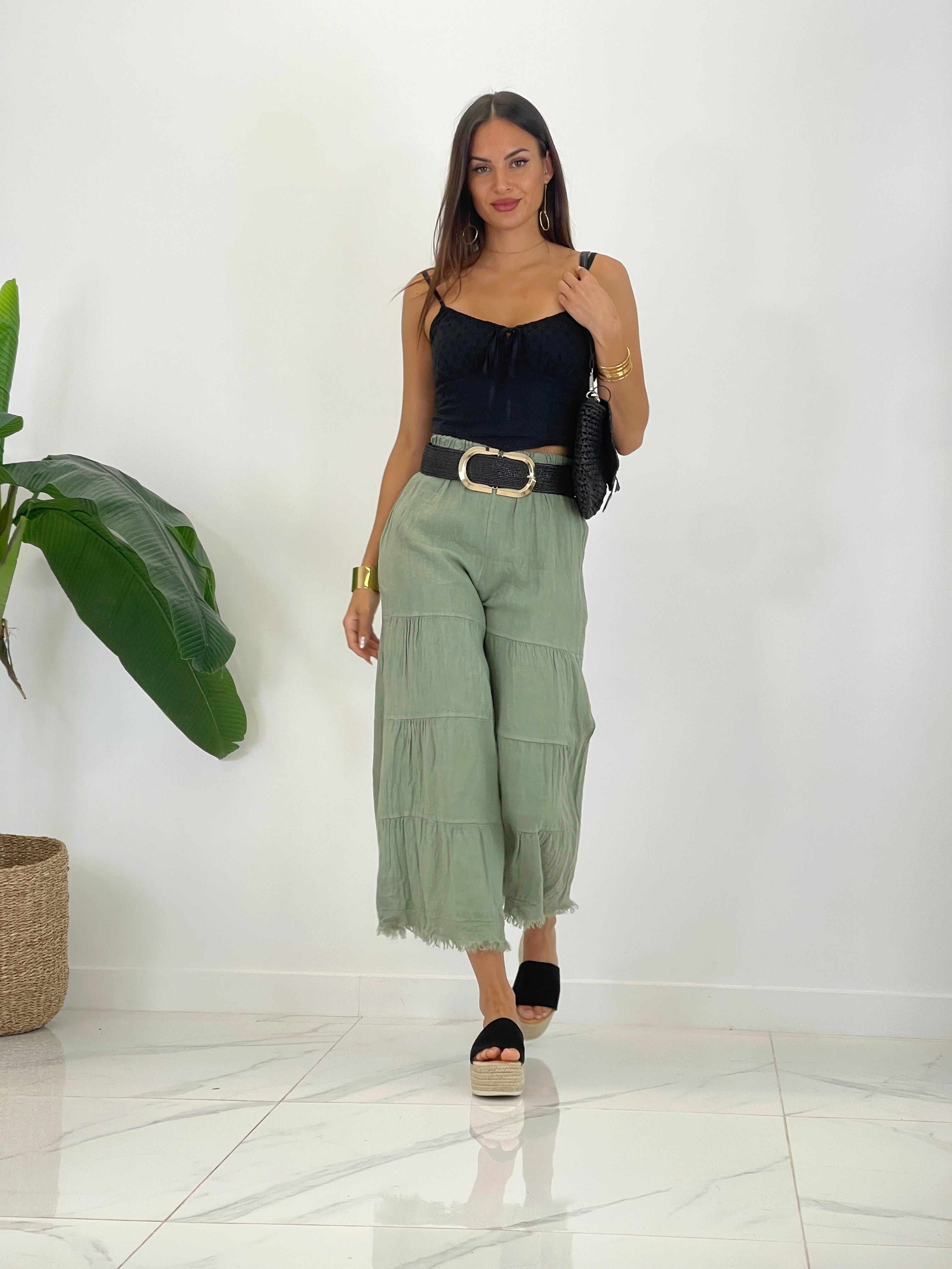 Top corsé brodé Binibeca