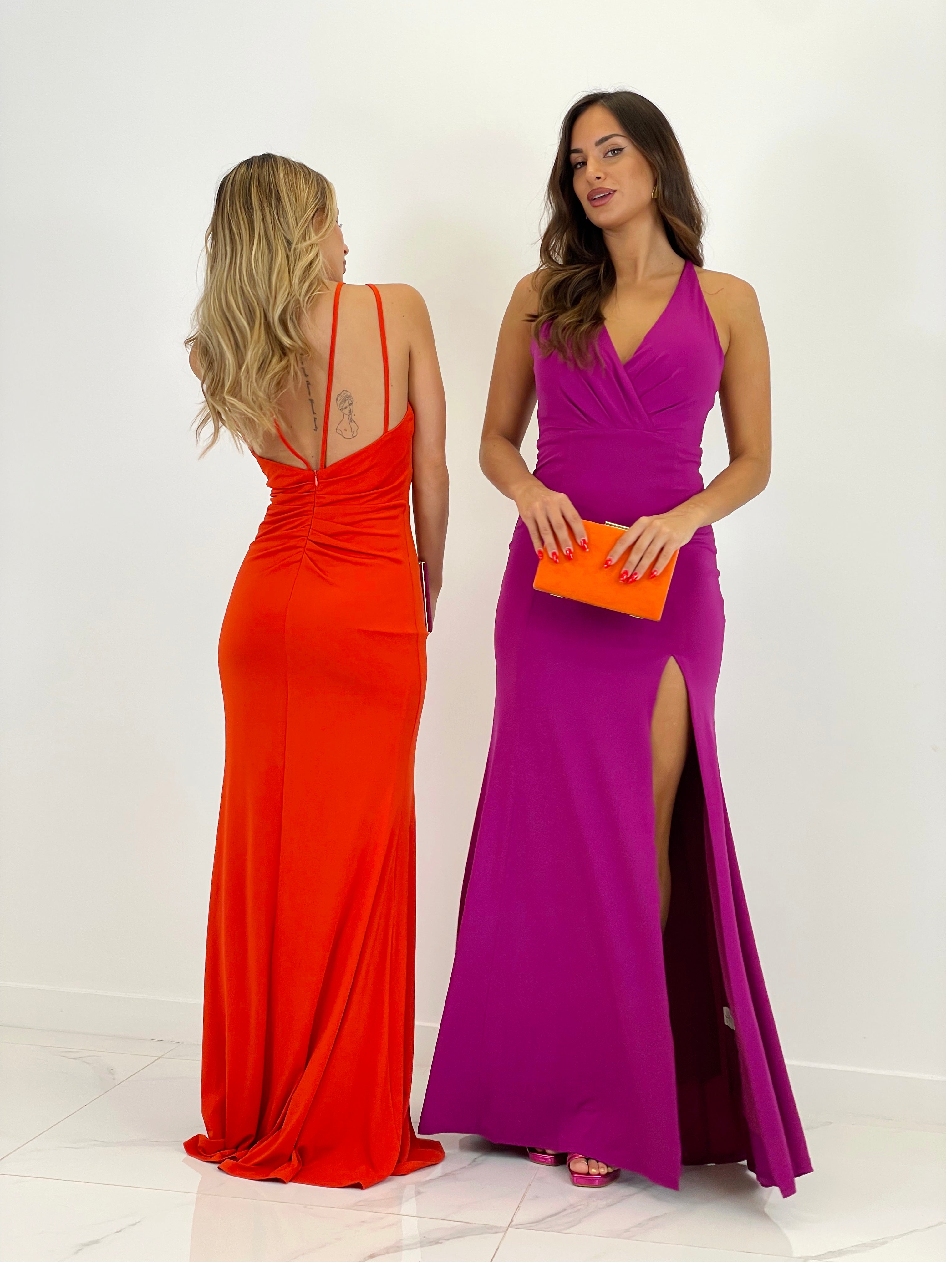 Robe dos nu de cérémonie Dionisia