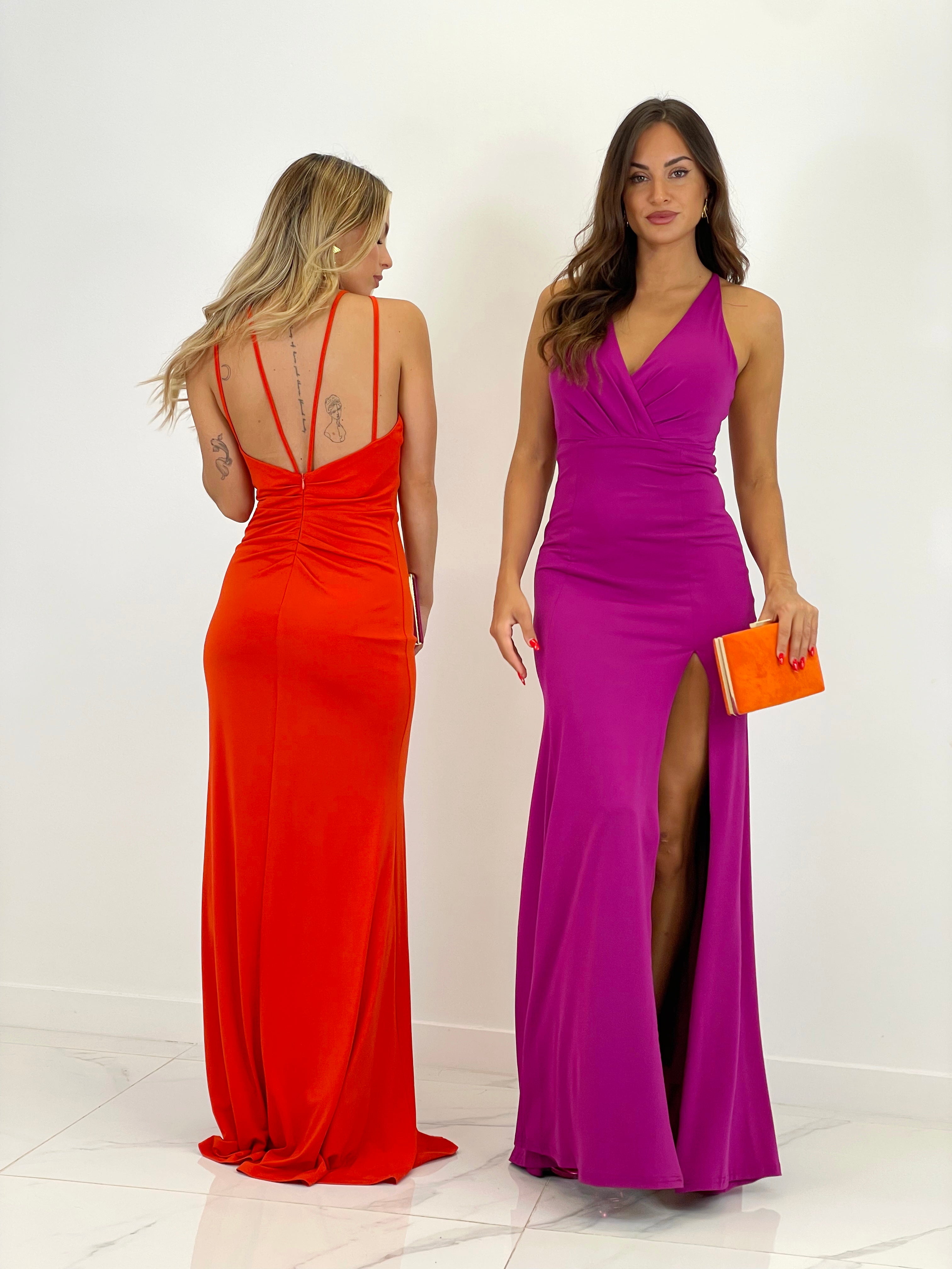 Robe dos nu de cérémonie Dionisia