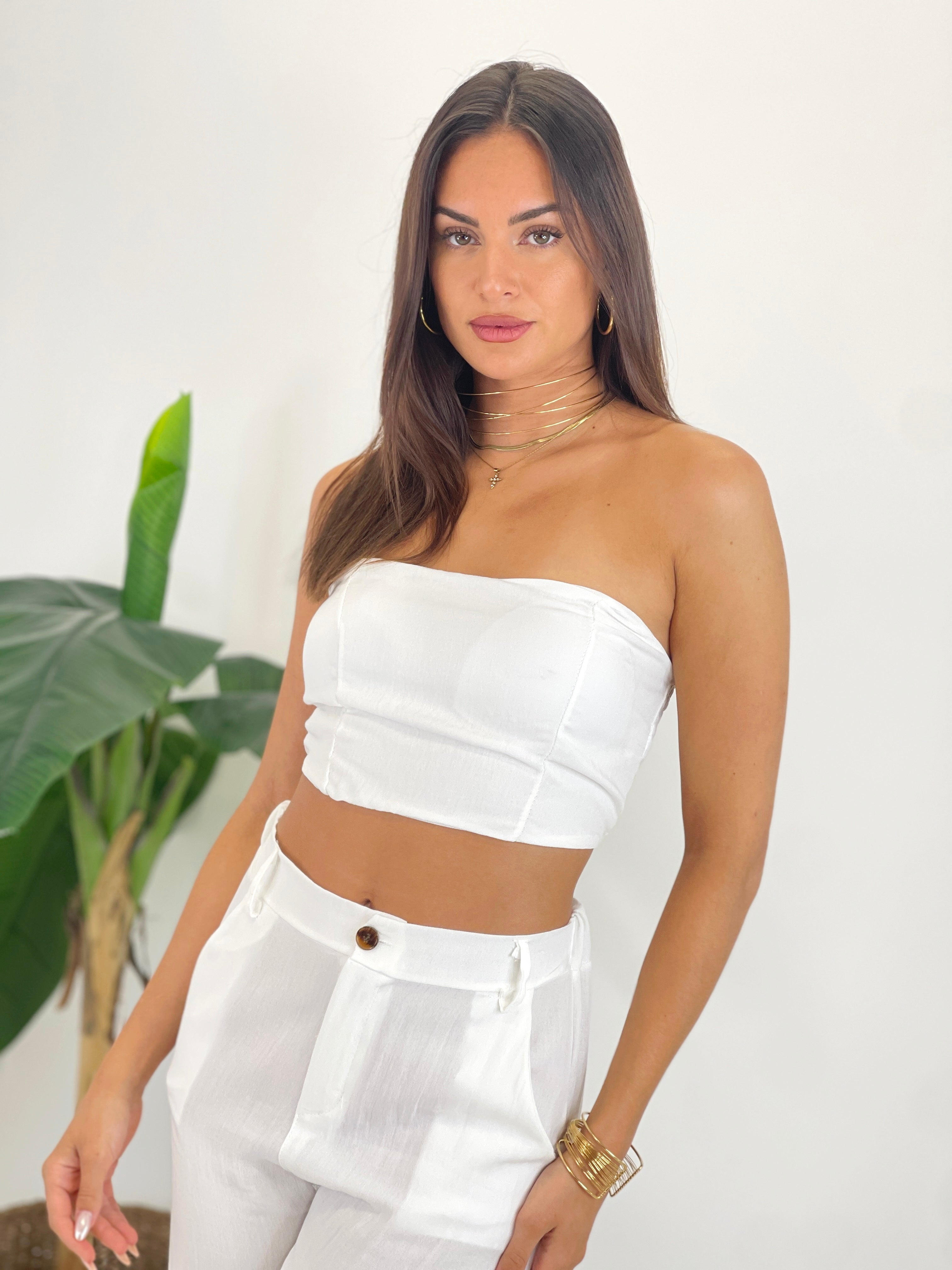 Top corsé lino - Zebra&Maduixa®