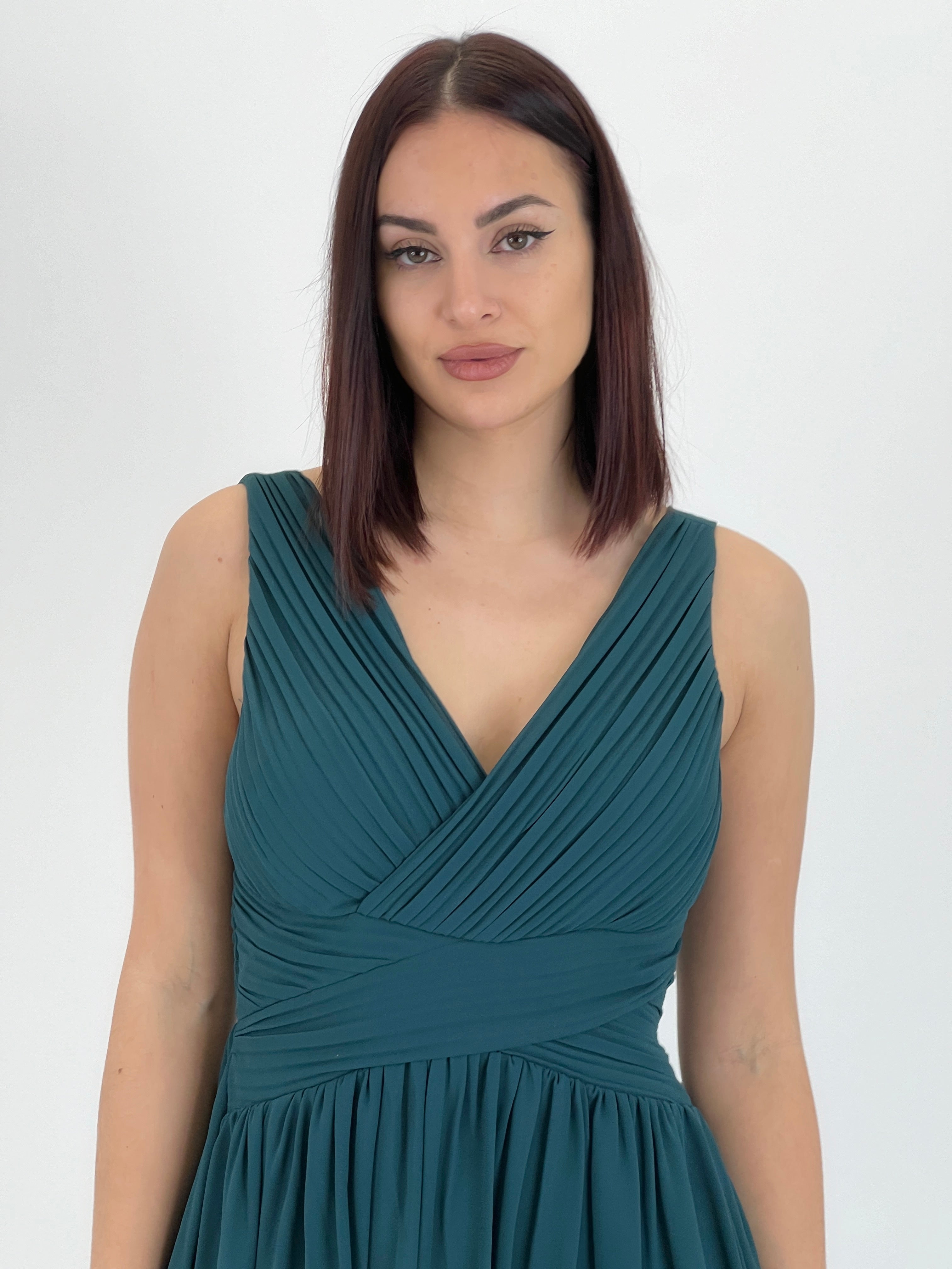 Vestido Elvia drapeado corto - Zebra&Maduixa®