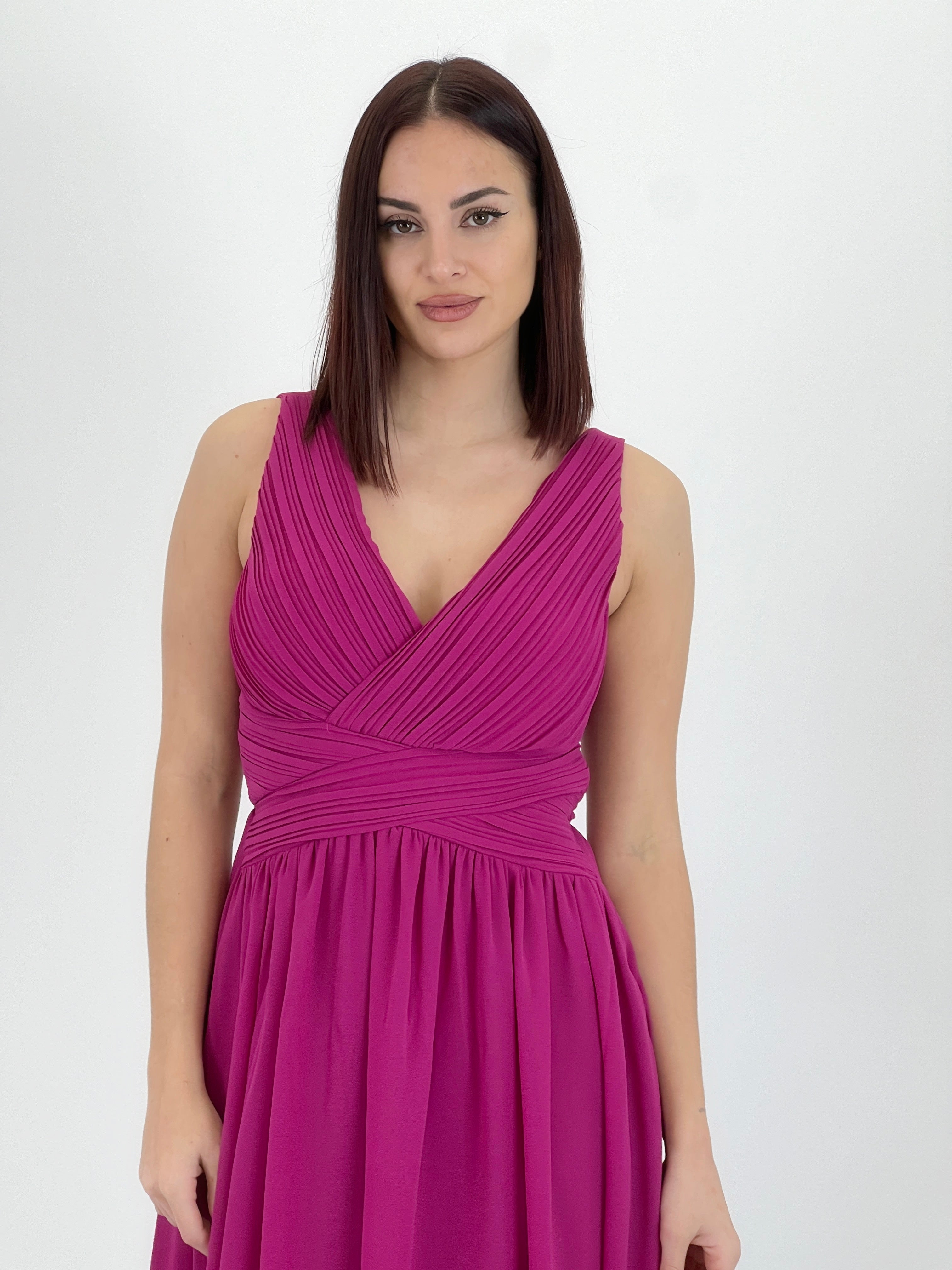 Vestido Elvia drapeado corto - Zebra&Maduixa®