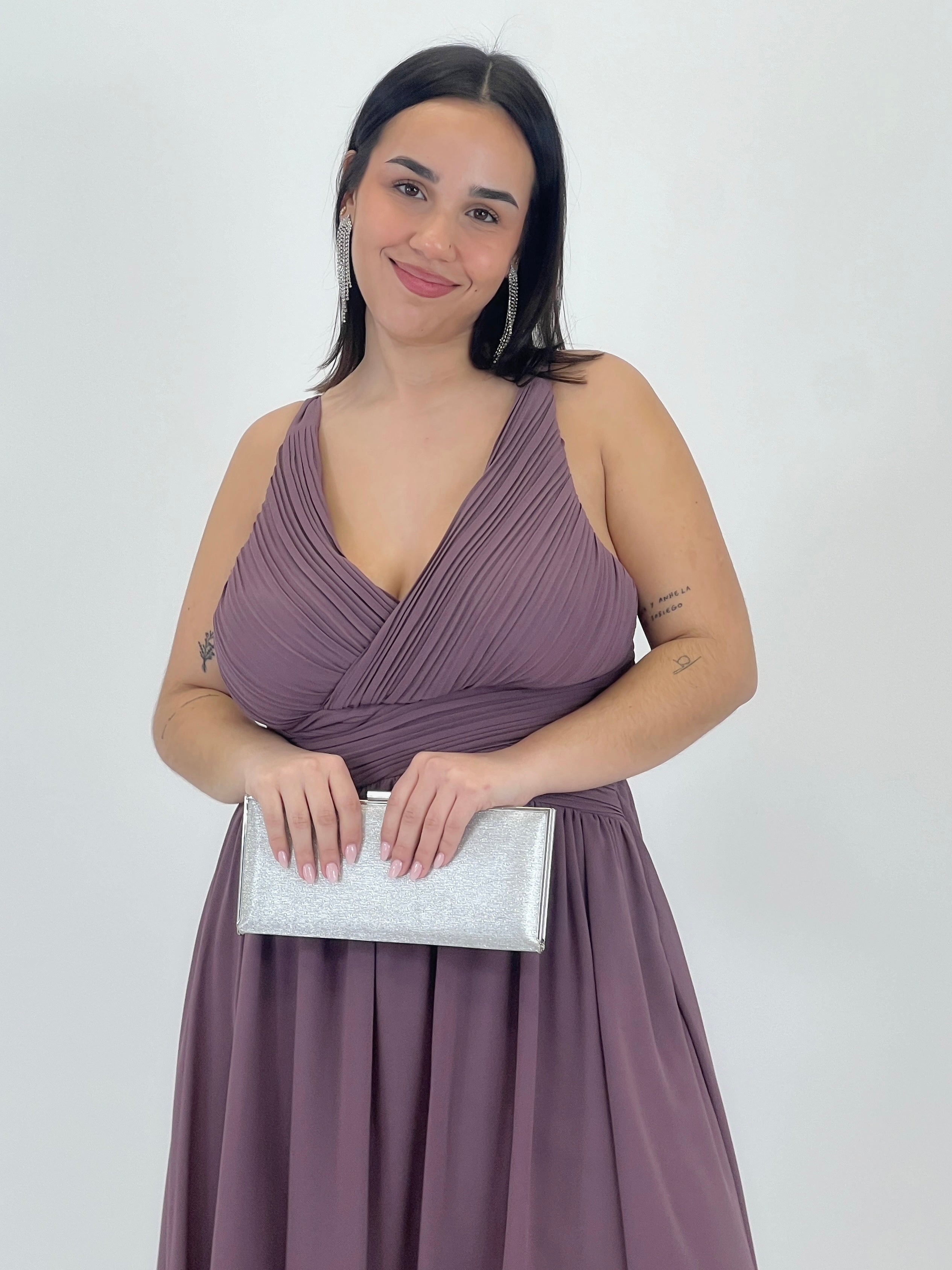 Vestido Elvia drapeado corto - Zebra&Maduixa®