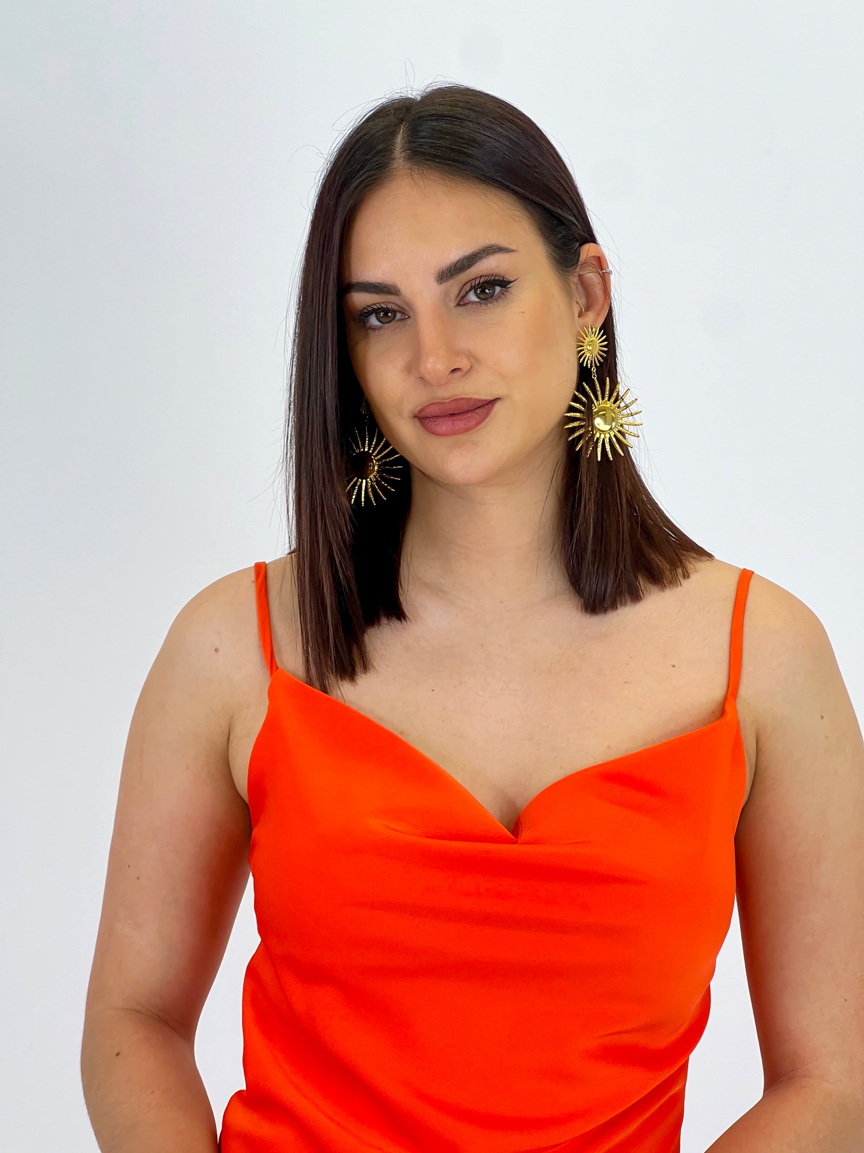 Vestido midi satinado Paula - Zebra&Maduixa®
