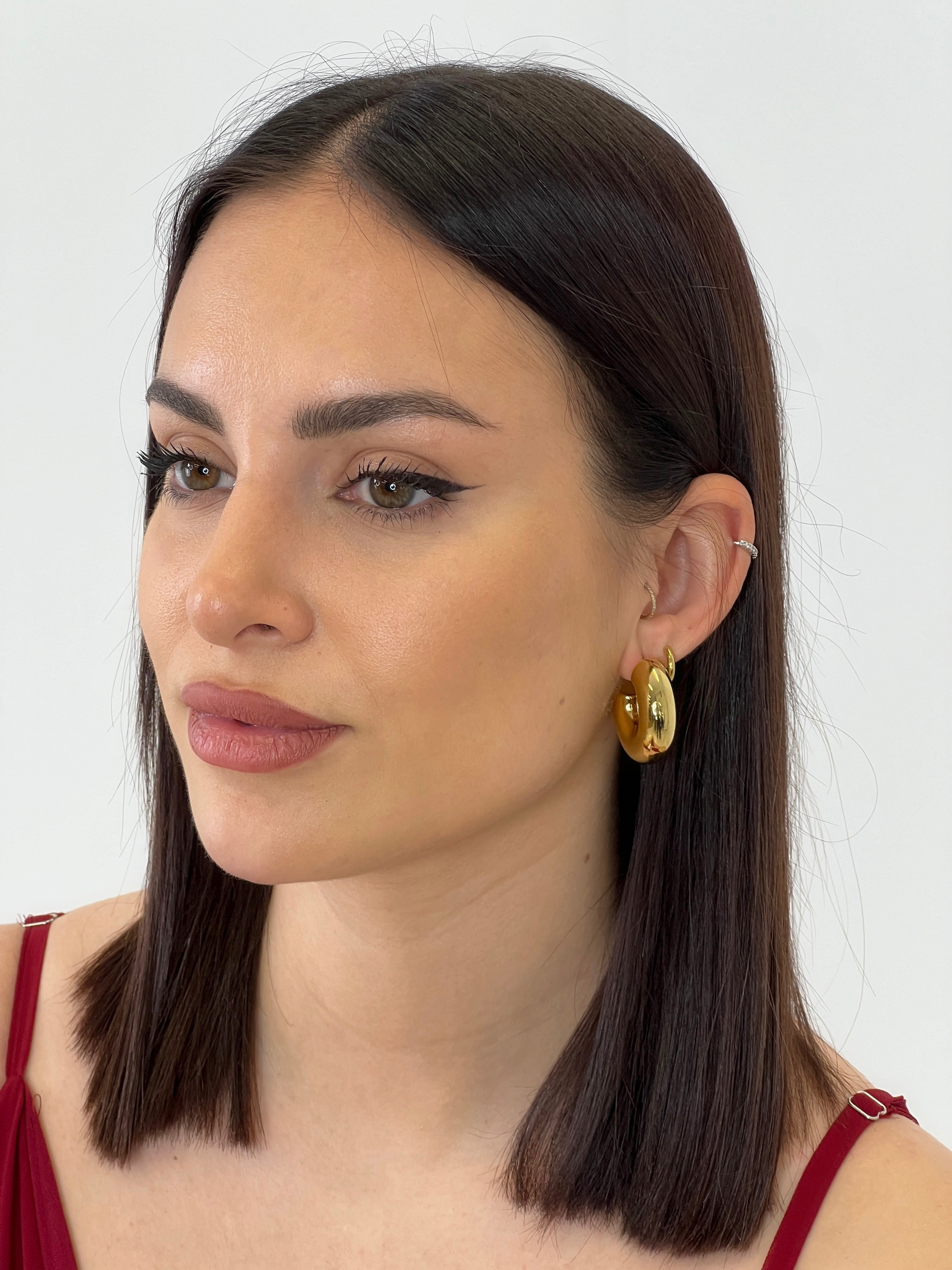 Pendientes aro grueso grande - Zebra&Maduixa®