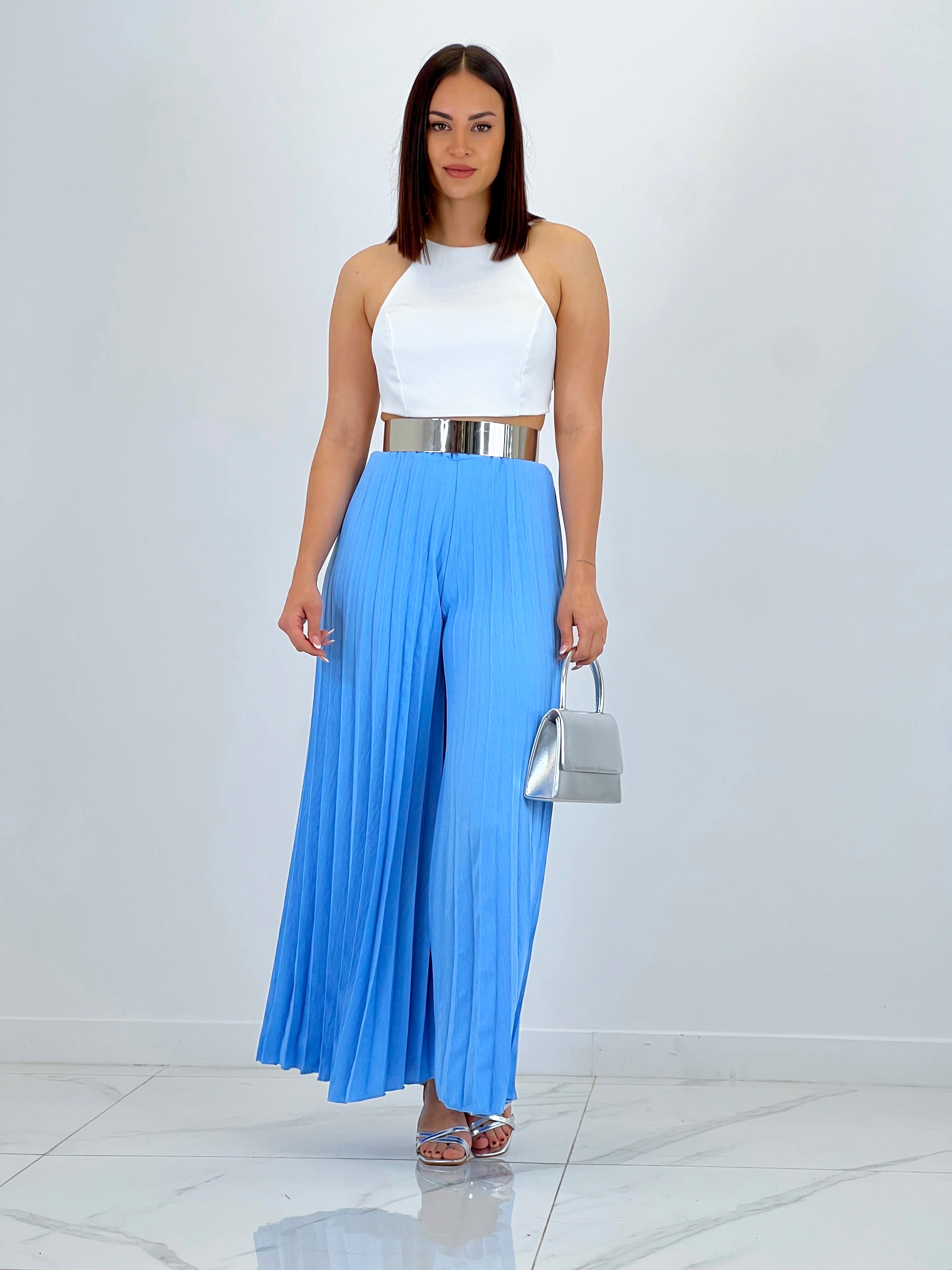 Pantalón plisado gasa Abril - Zebra&Maduixa®