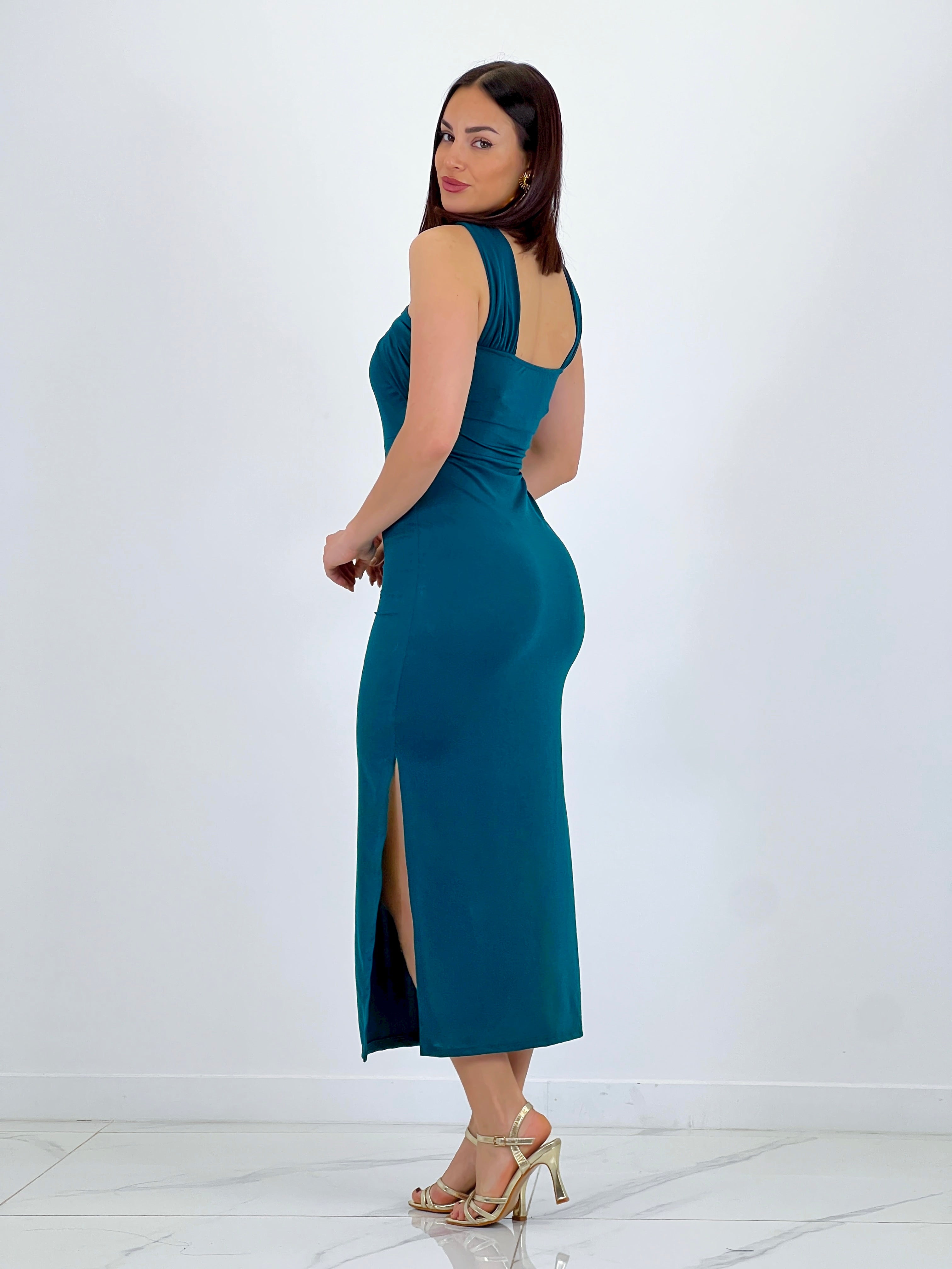 Vestido midi cruzado Belinda - Zebra&Maduixa®