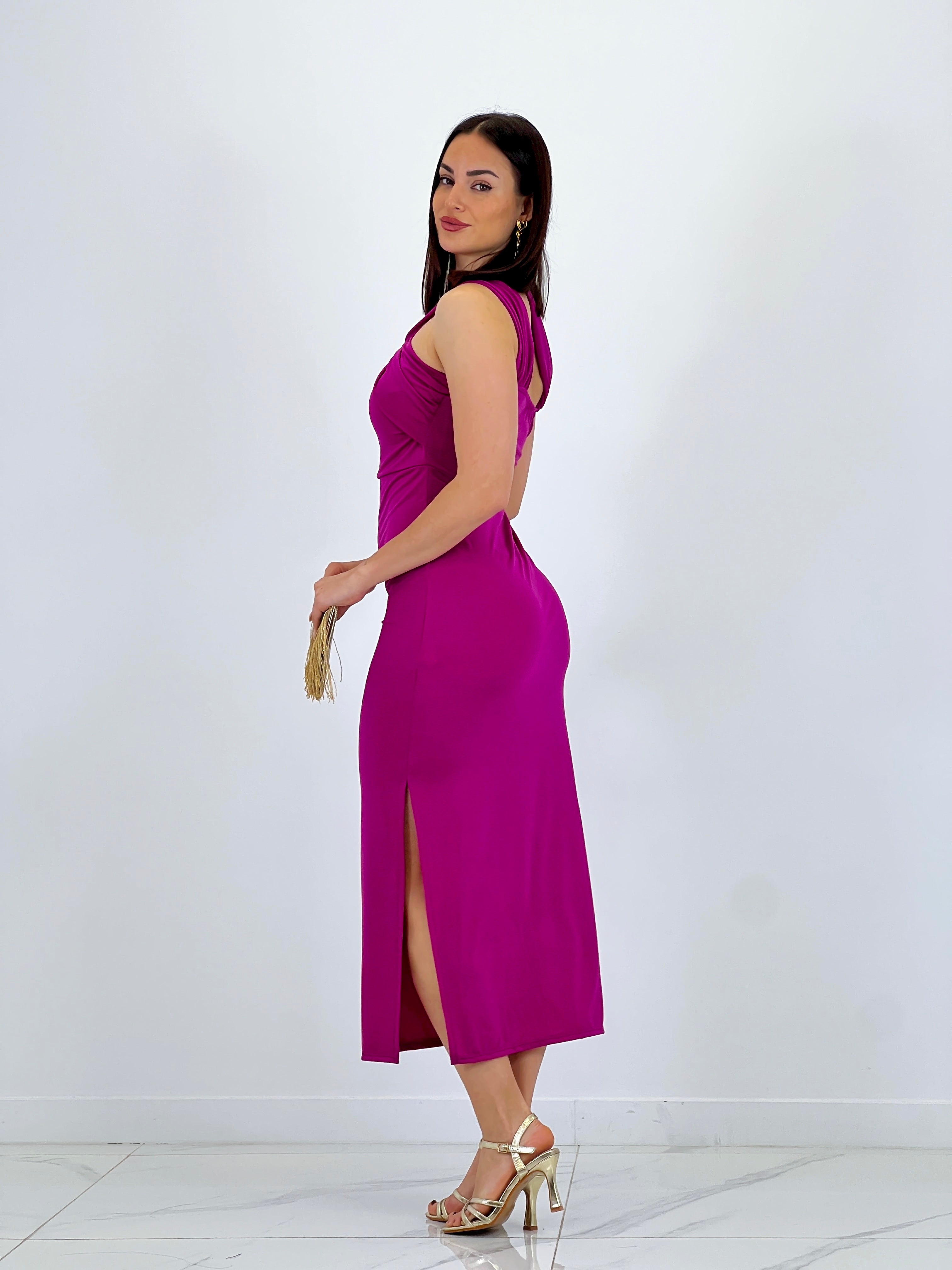 Vestido midi cruzado Belinda - Zebra&Maduixa®