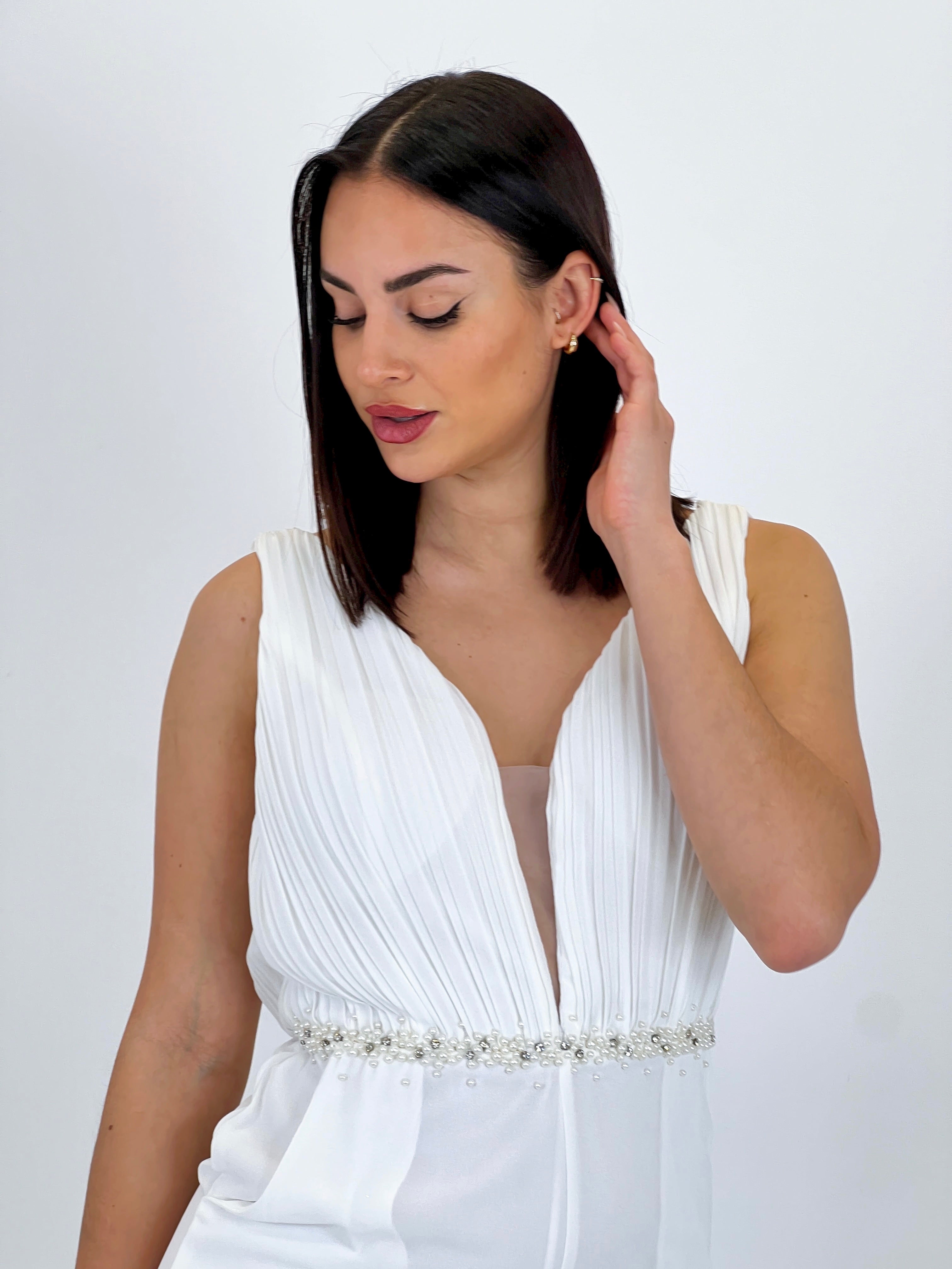 Mono perles Ivette Blanc