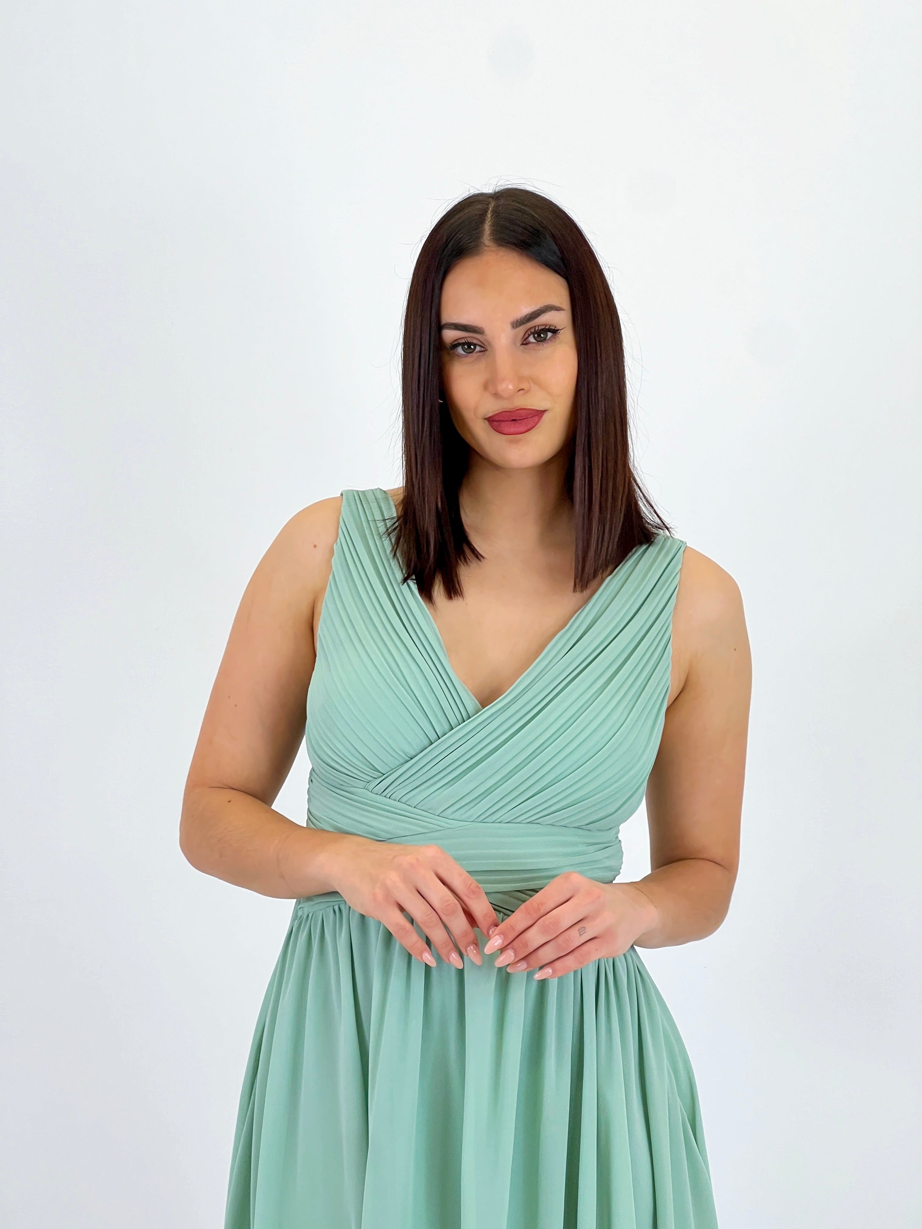 Vestido Elvia drapeado corto - Zebra&Maduixa®