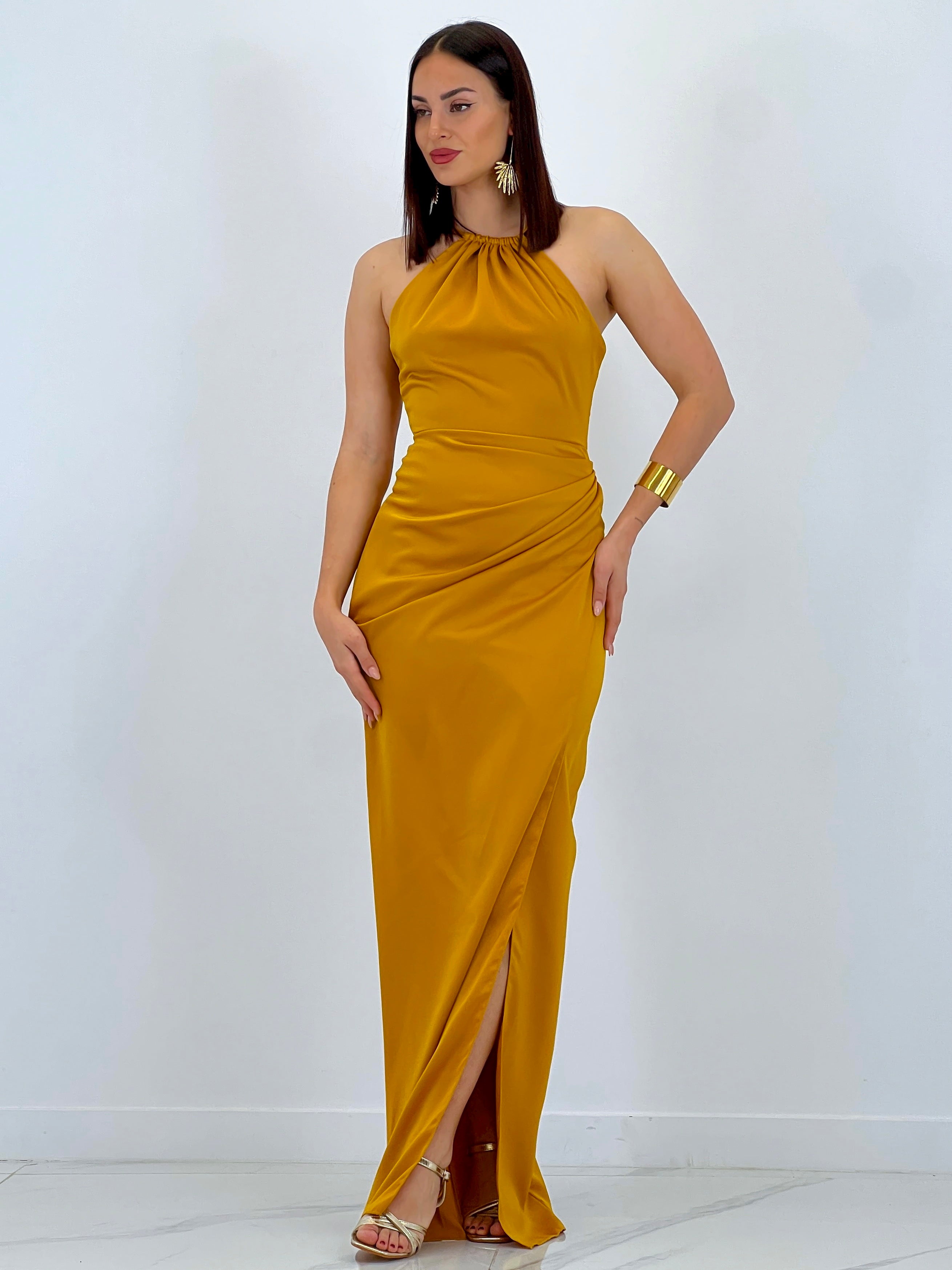 Vestido raso halter Gala - Zebra&Maduixa®