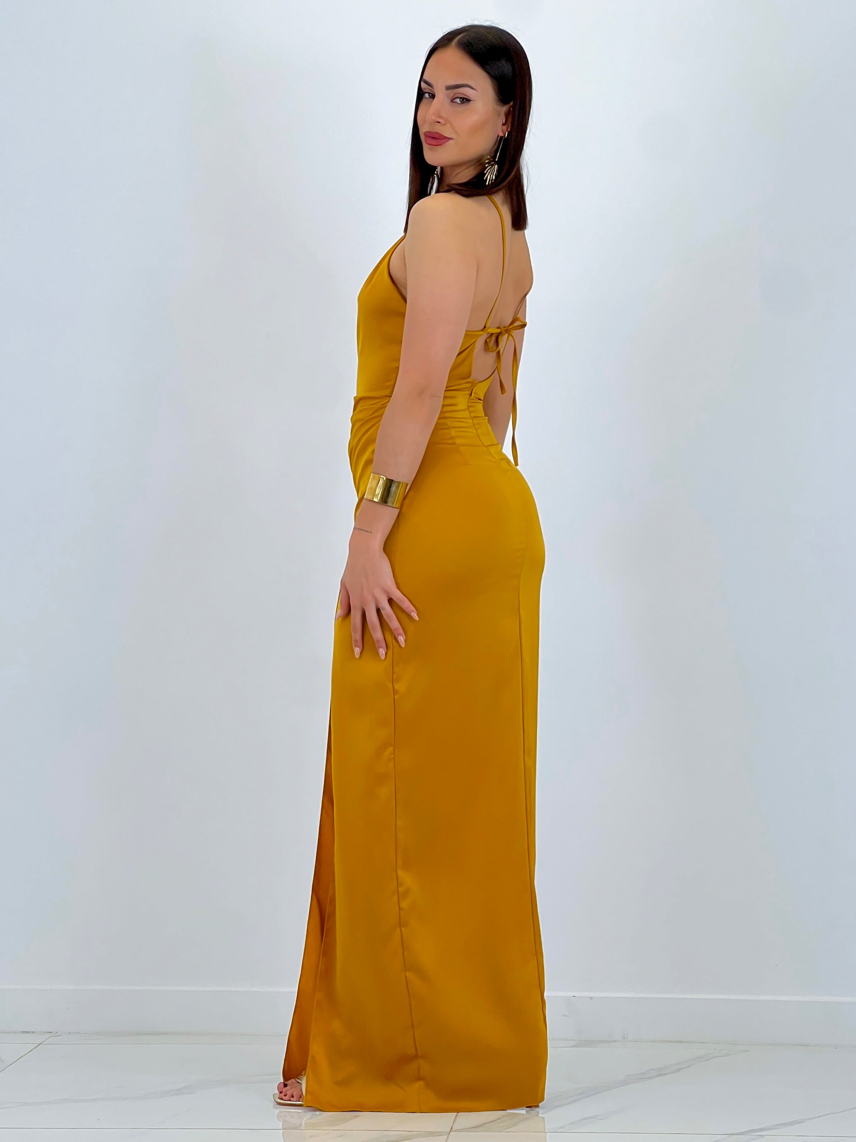 Vestido raso halter Gala - Zebra&Maduixa®