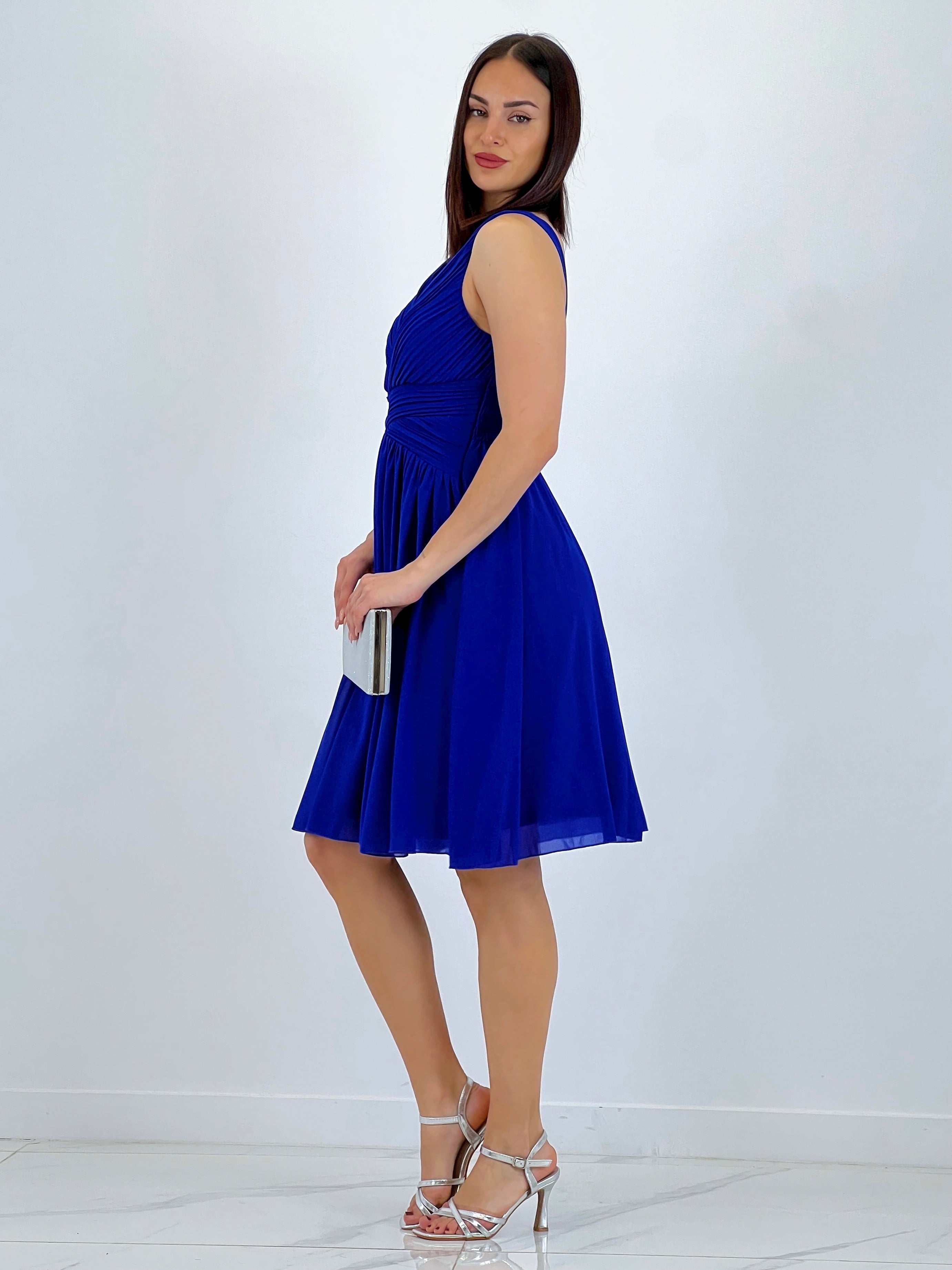 Vestido Elvia drapeado corto - Zebra&Maduixa®