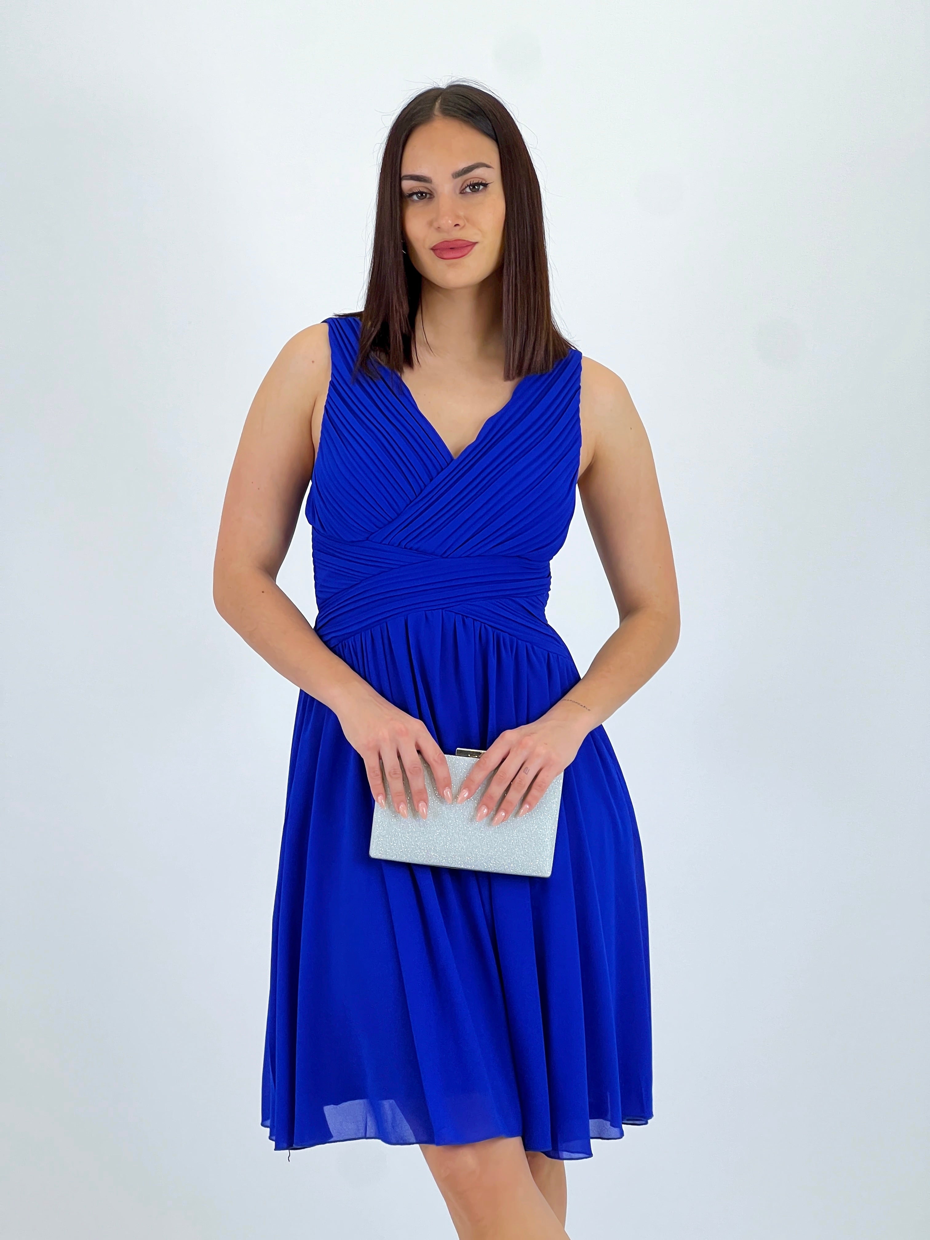 Vestido Elvia drapeado corto - Zebra&Maduixa®