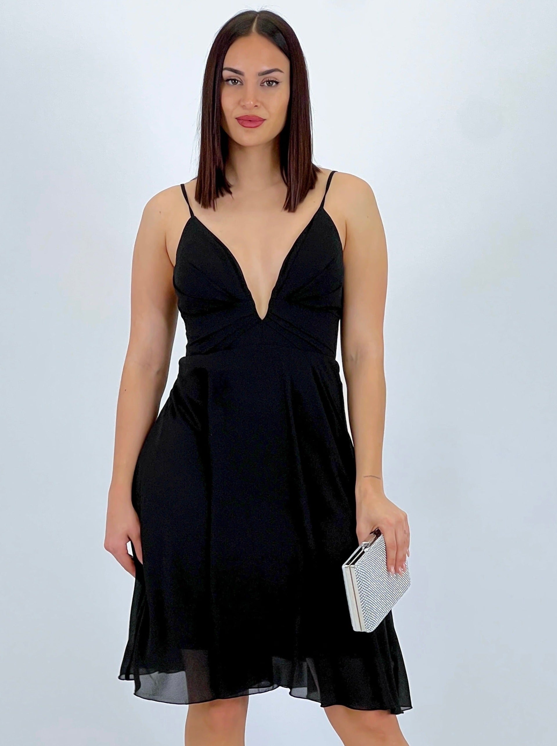 Vestido ceremonia Escote V corto - Zebra&Maduixa®