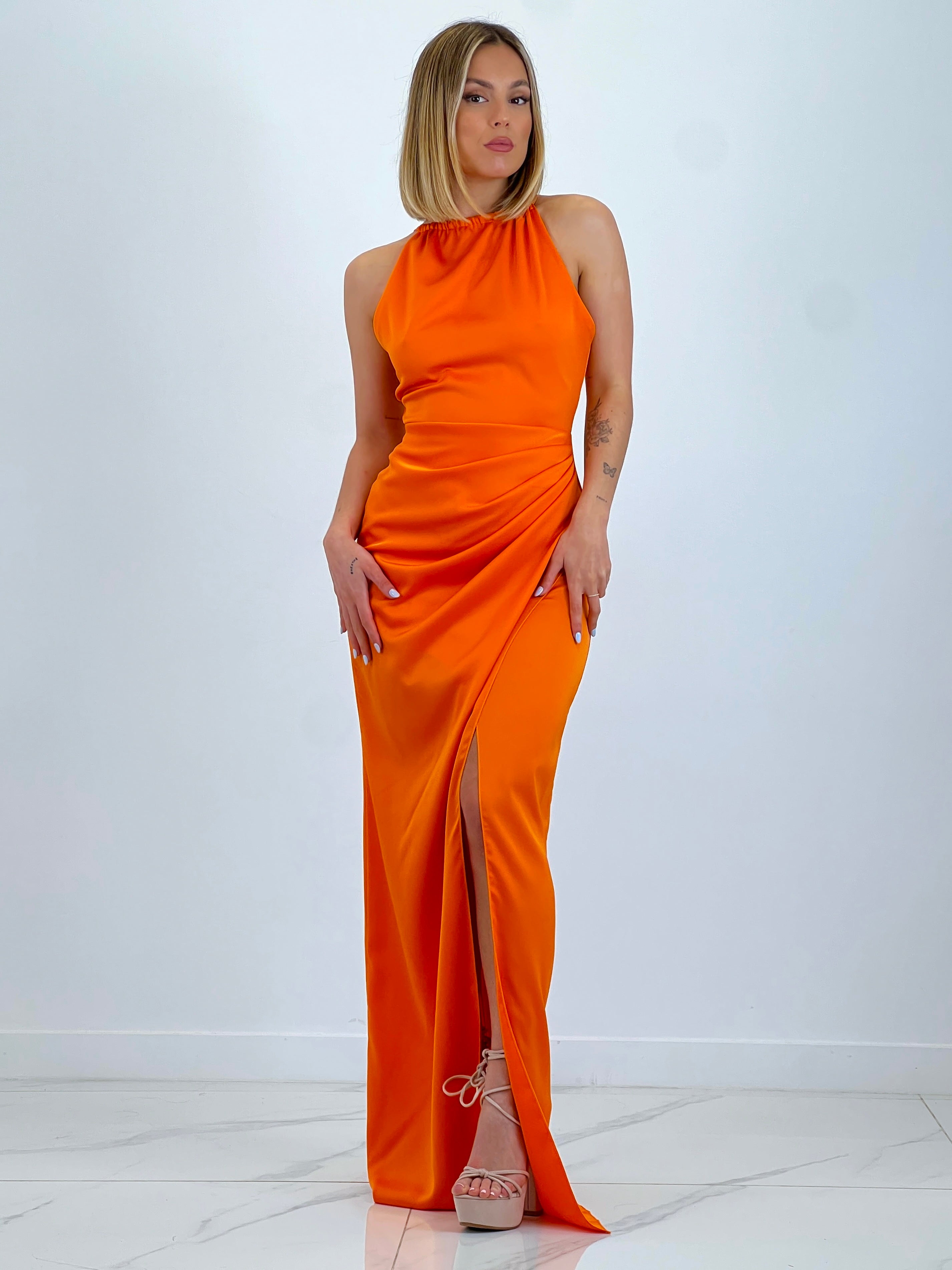 Vestido raso halter Gala - Zebra&Maduixa®