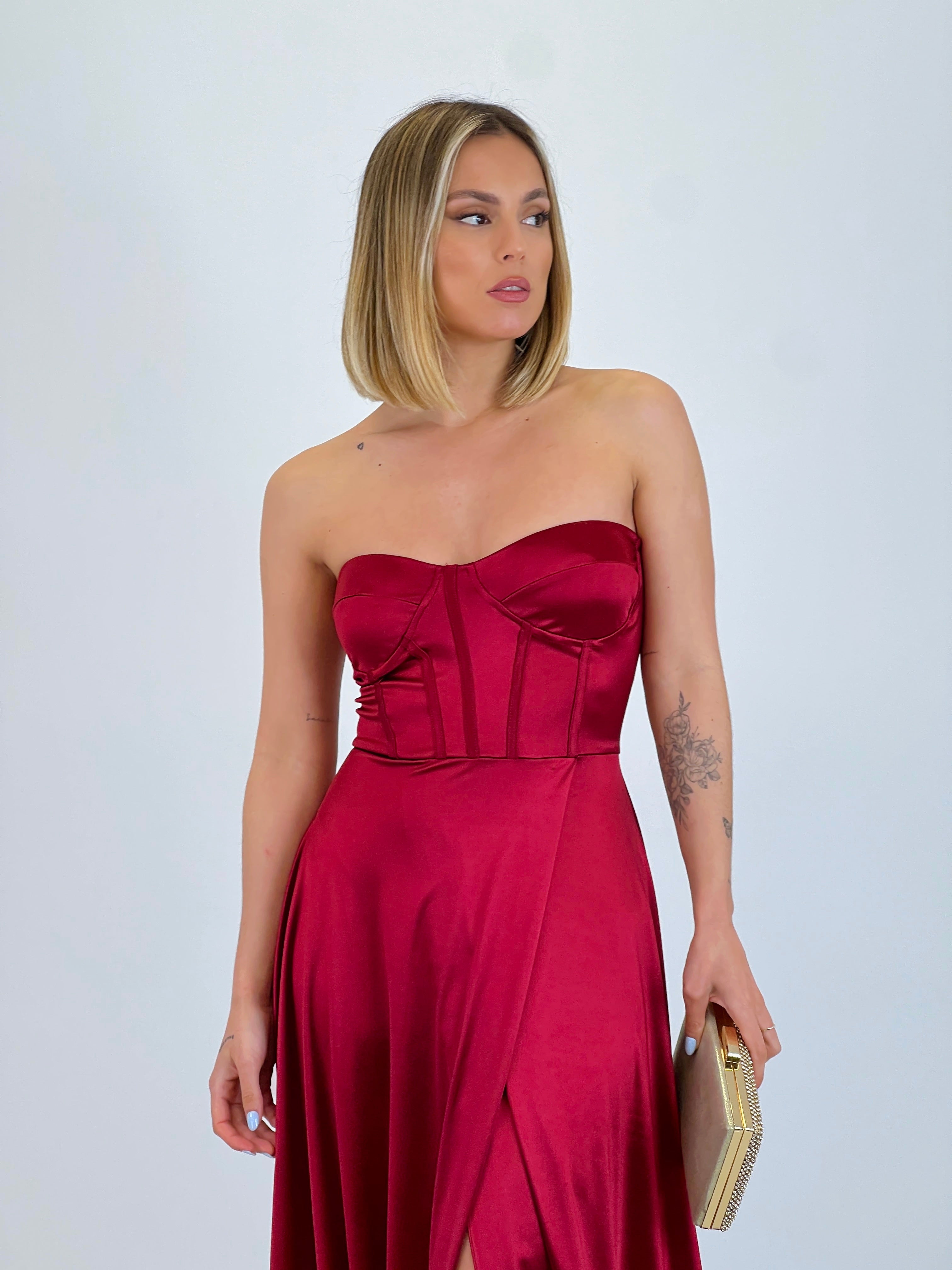Vestido satinado Nelia - Zebra&Maduixa®