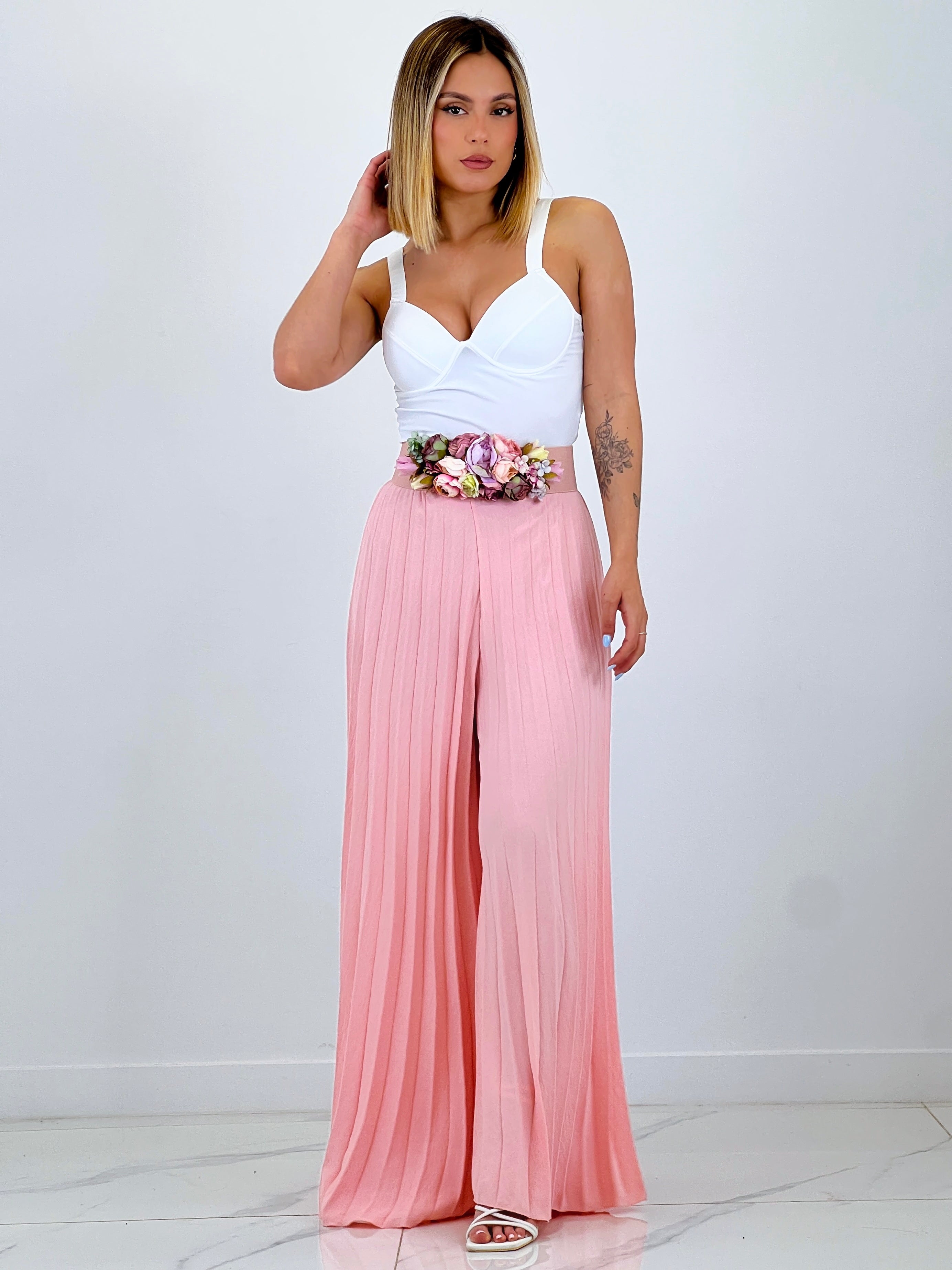 Pantalón plisado gasa Abril - Zebra&Maduixa®