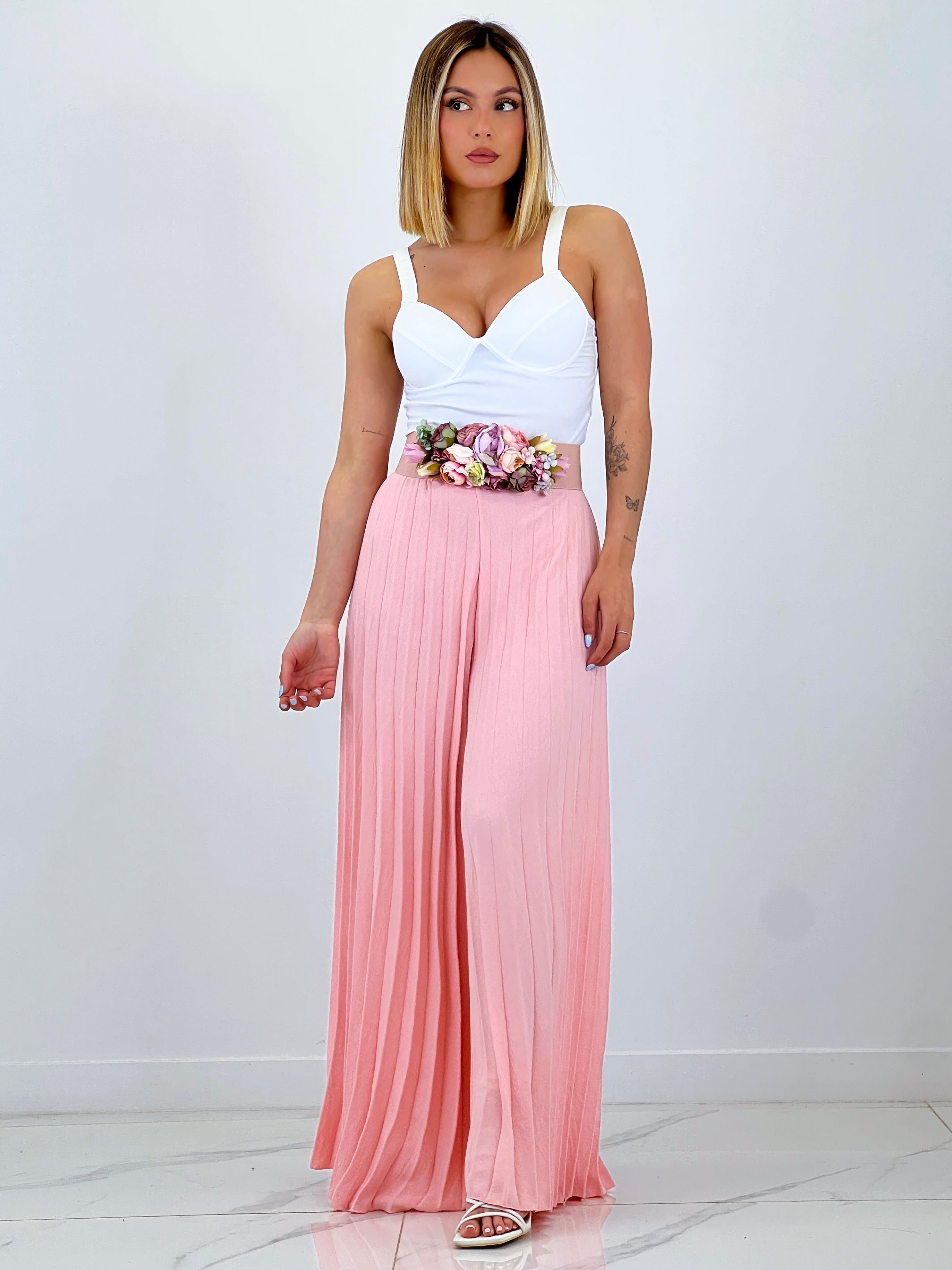 Pantalón plisado gasa Abril - Zebra&Maduixa®