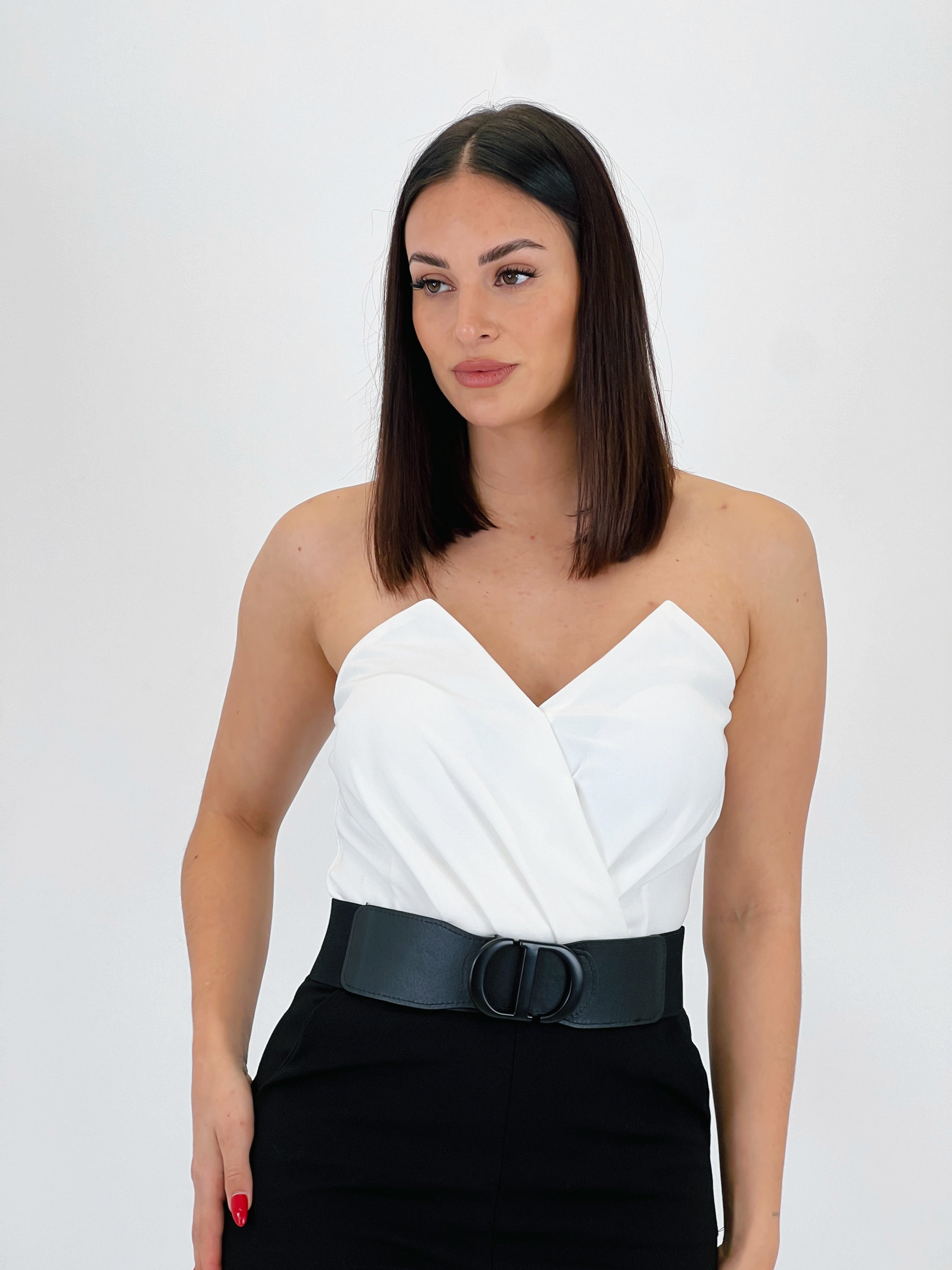 Rubber floral belt
