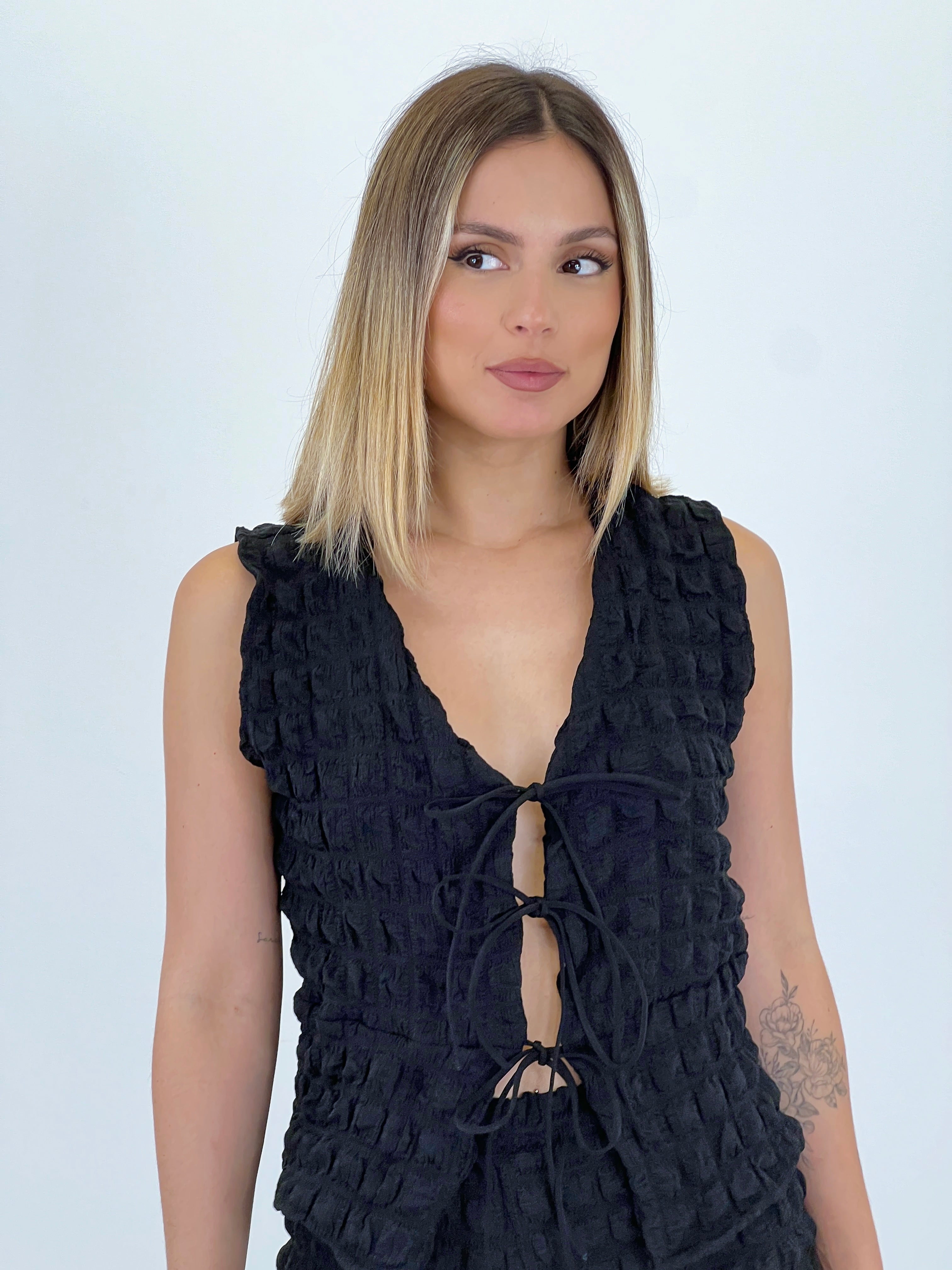 Conjunto chaleco pantalón flare - Zebra&Maduixa®