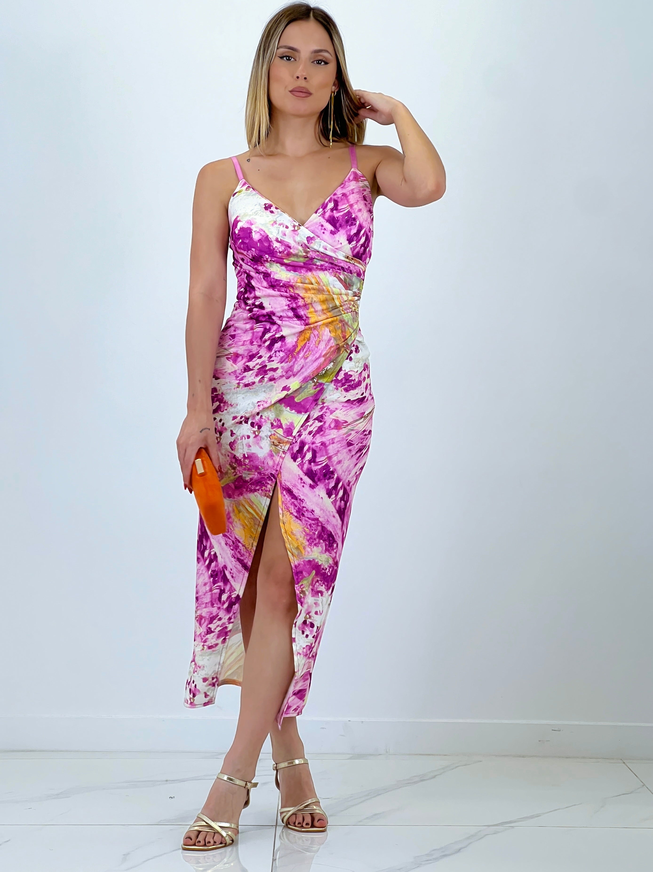 Vestido midi estampado Dalí - Zebra&Maduixa®