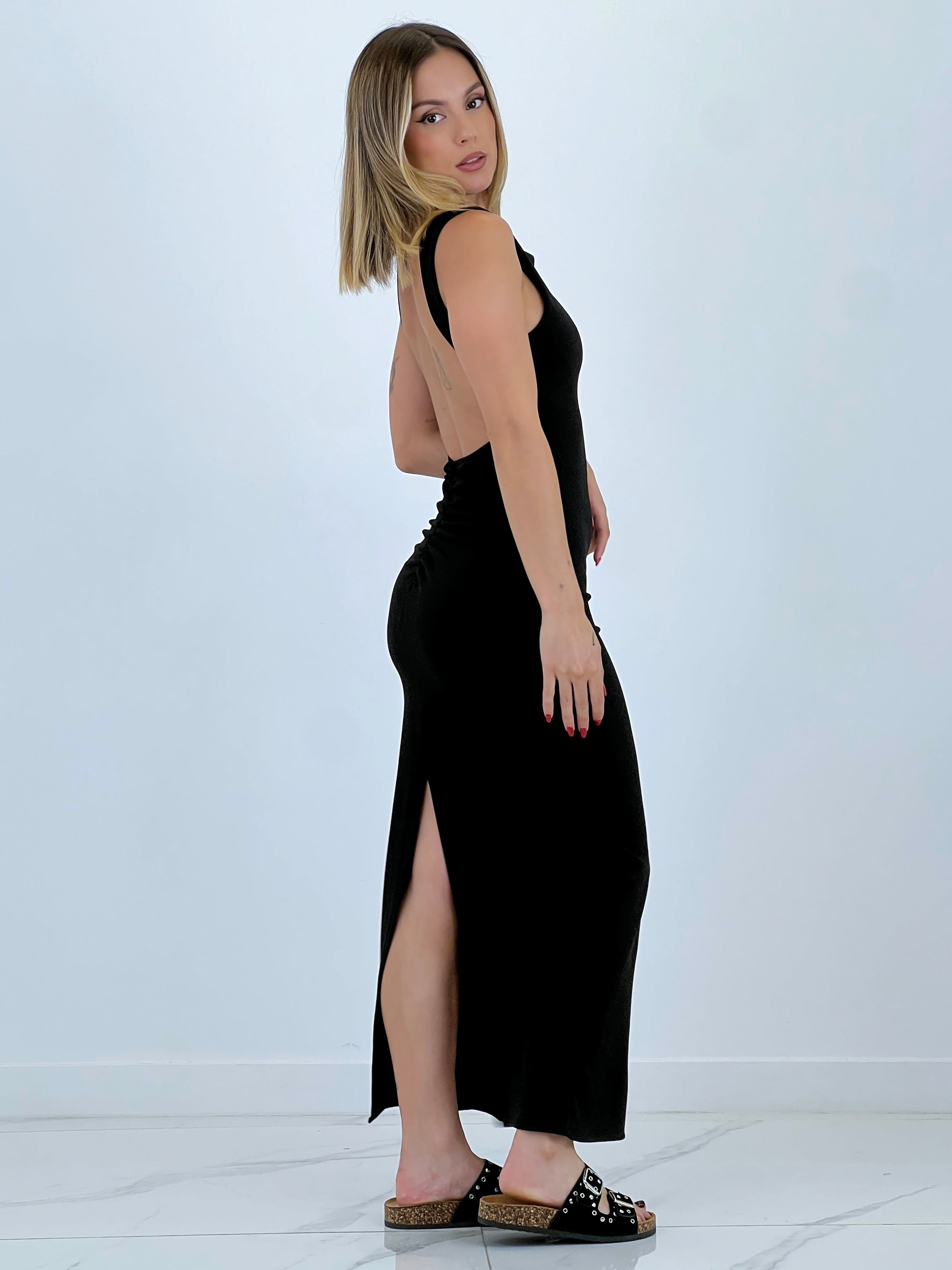 Vestido canalé espalda fruncida - Zebra&Maduixa®