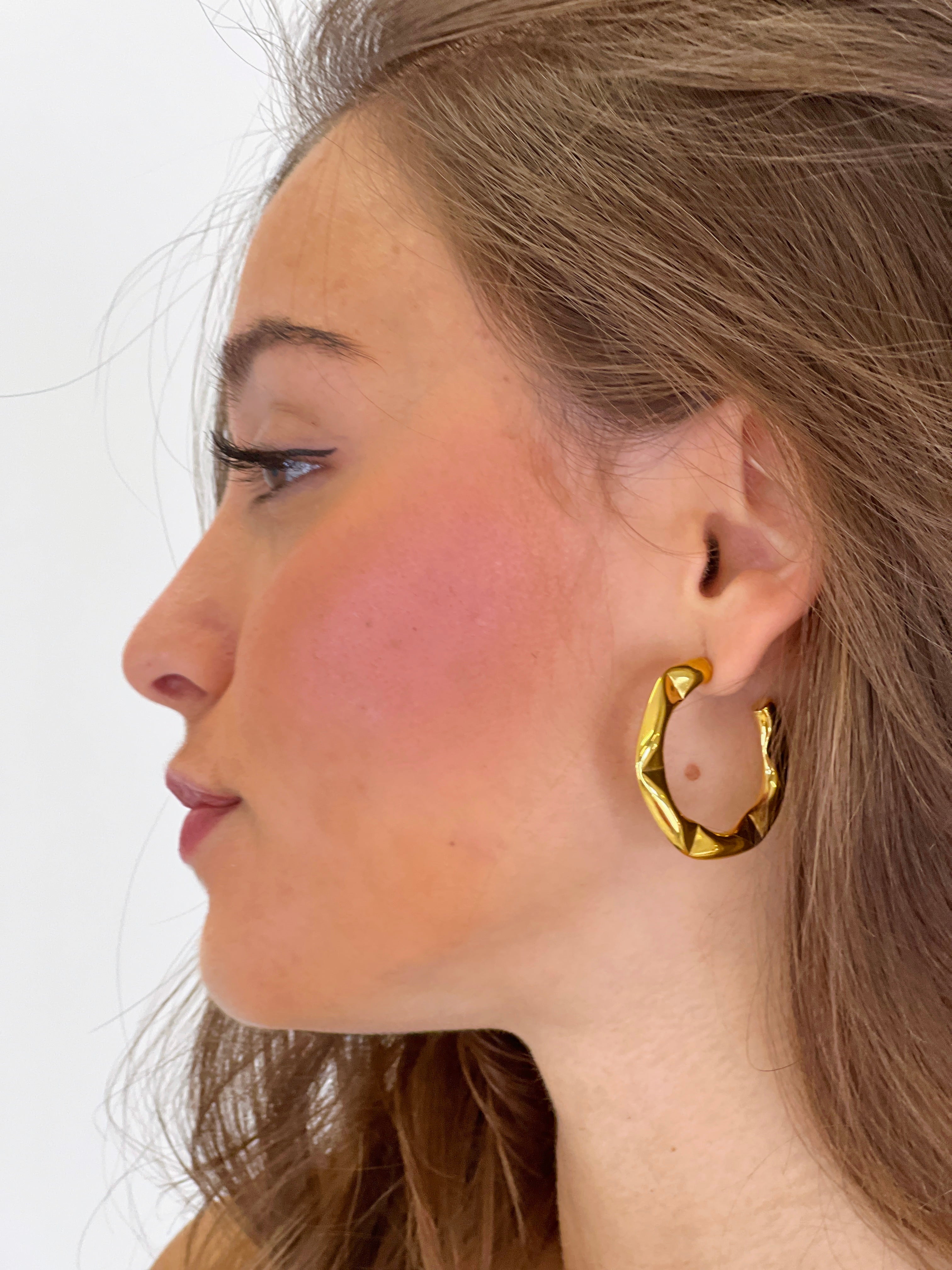 Pendientes aro rizado - Zebra&Maduixa®