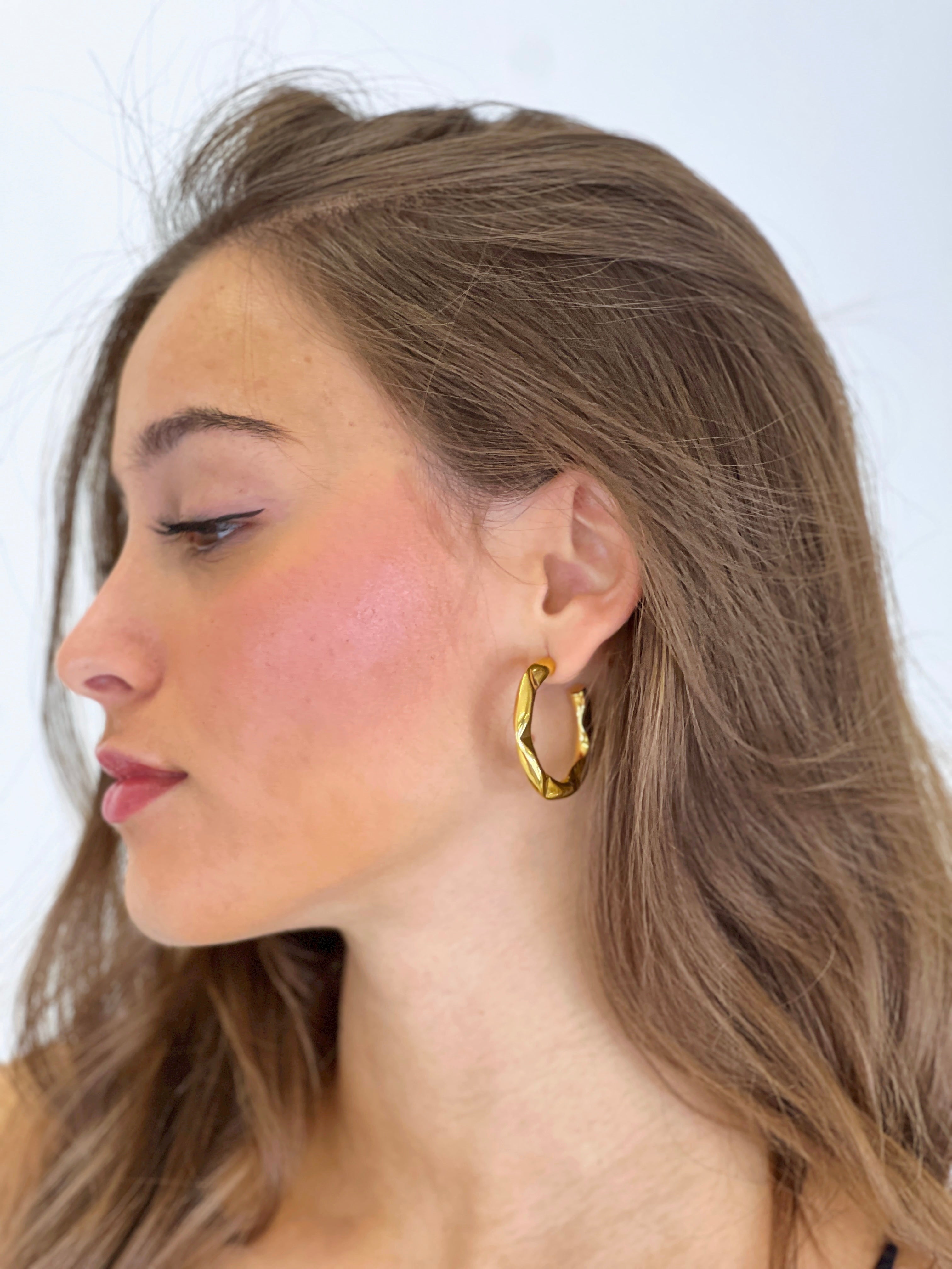 Pendientes aro rizado - Zebra&Maduixa®