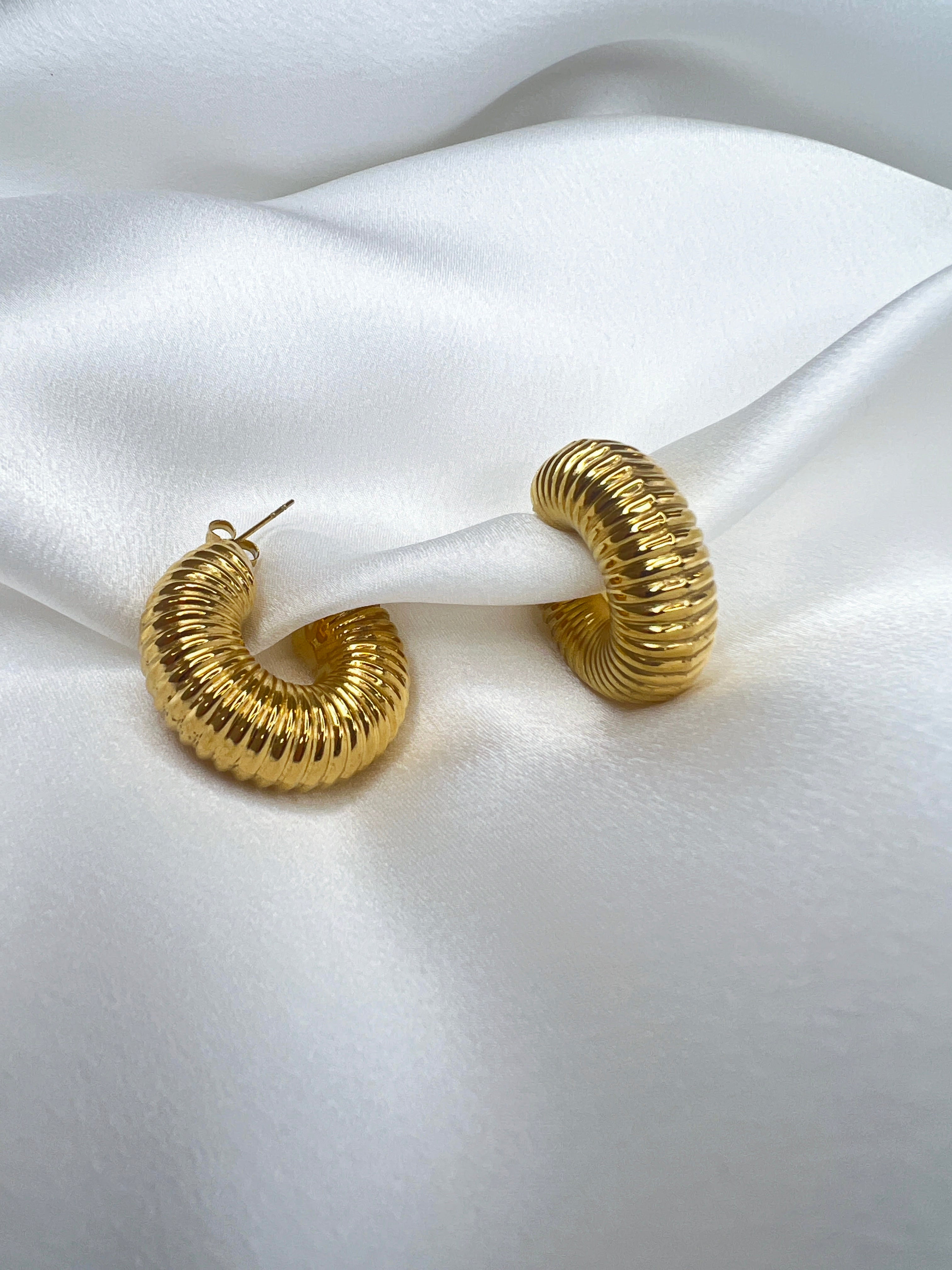 Pendientes aro caracol de mar - Zebra&Maduixa®