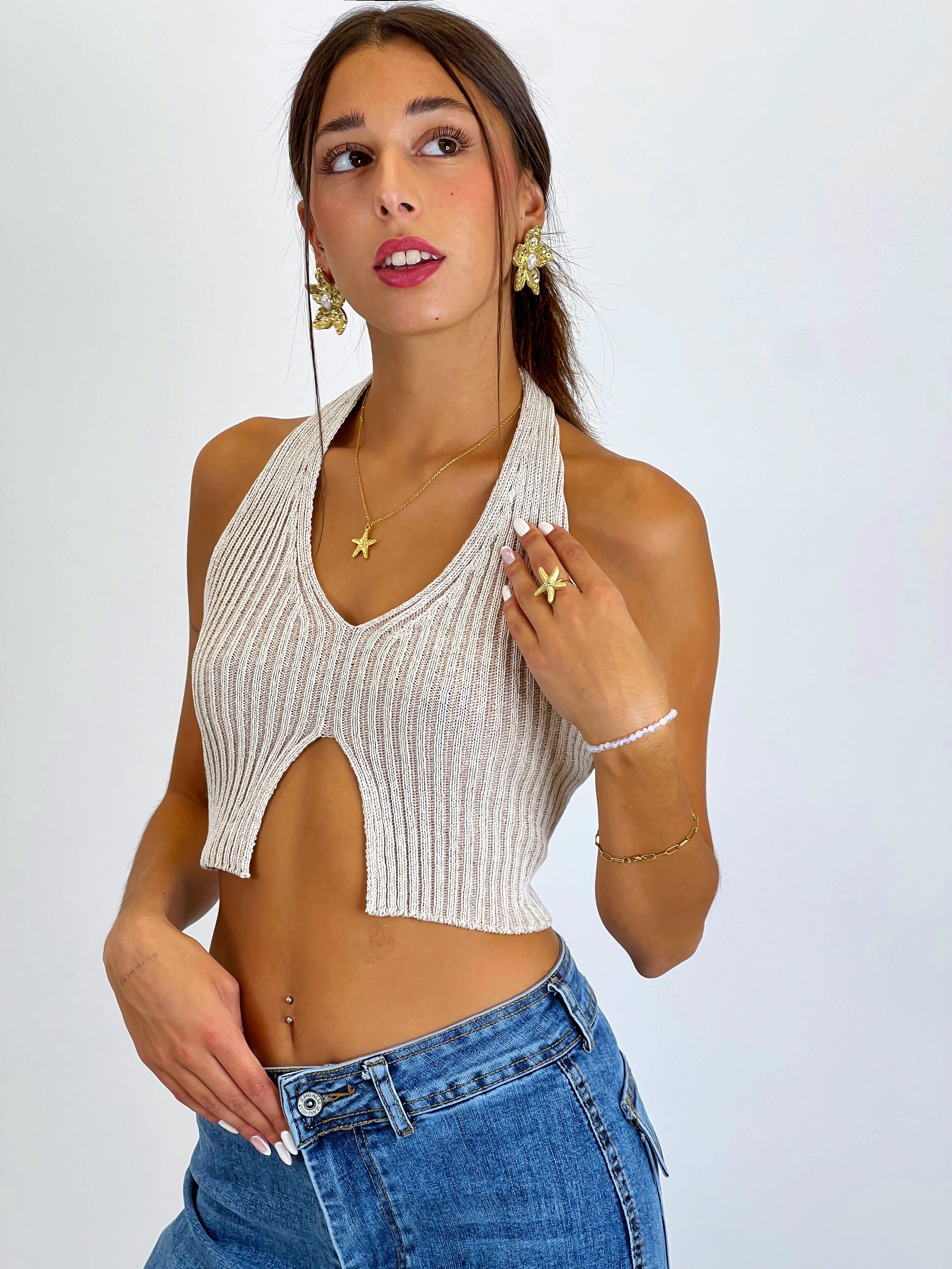 Top halter punto - Zebra&Maduixa®