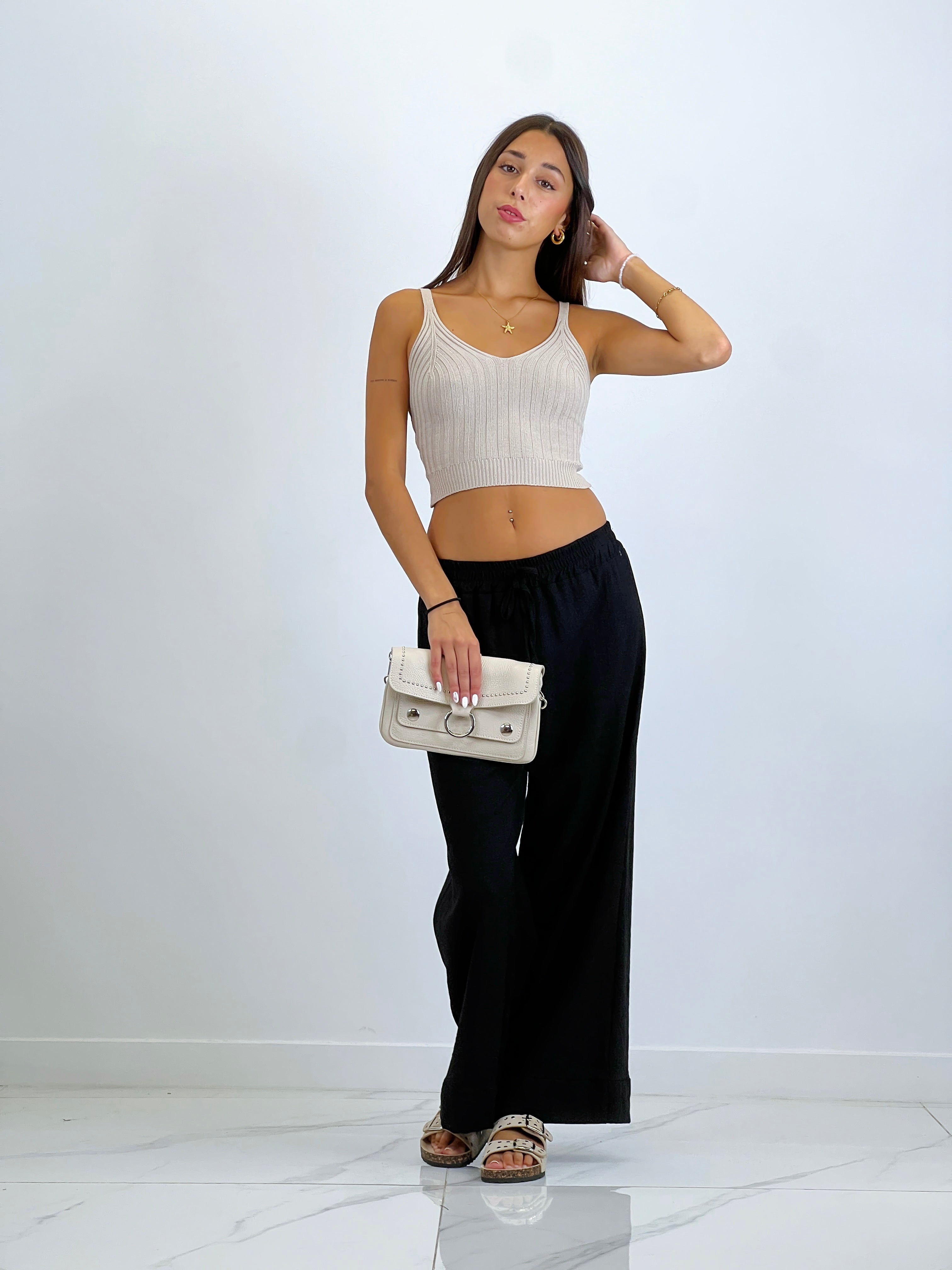 Pantalón palazzo hilo - Zebra&Maduixa®