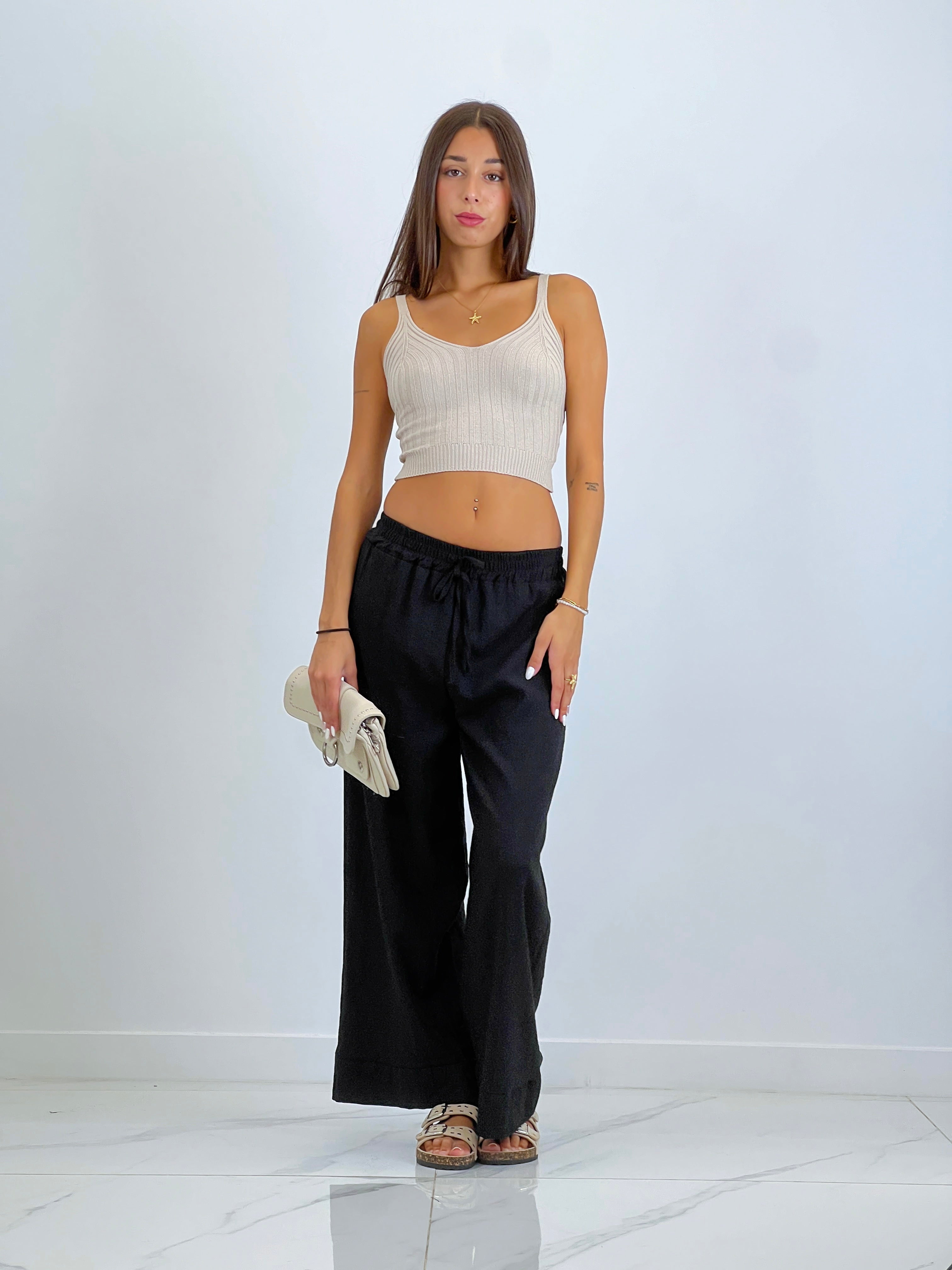 Pantalón palazzo hilo - Zebra&Maduixa®