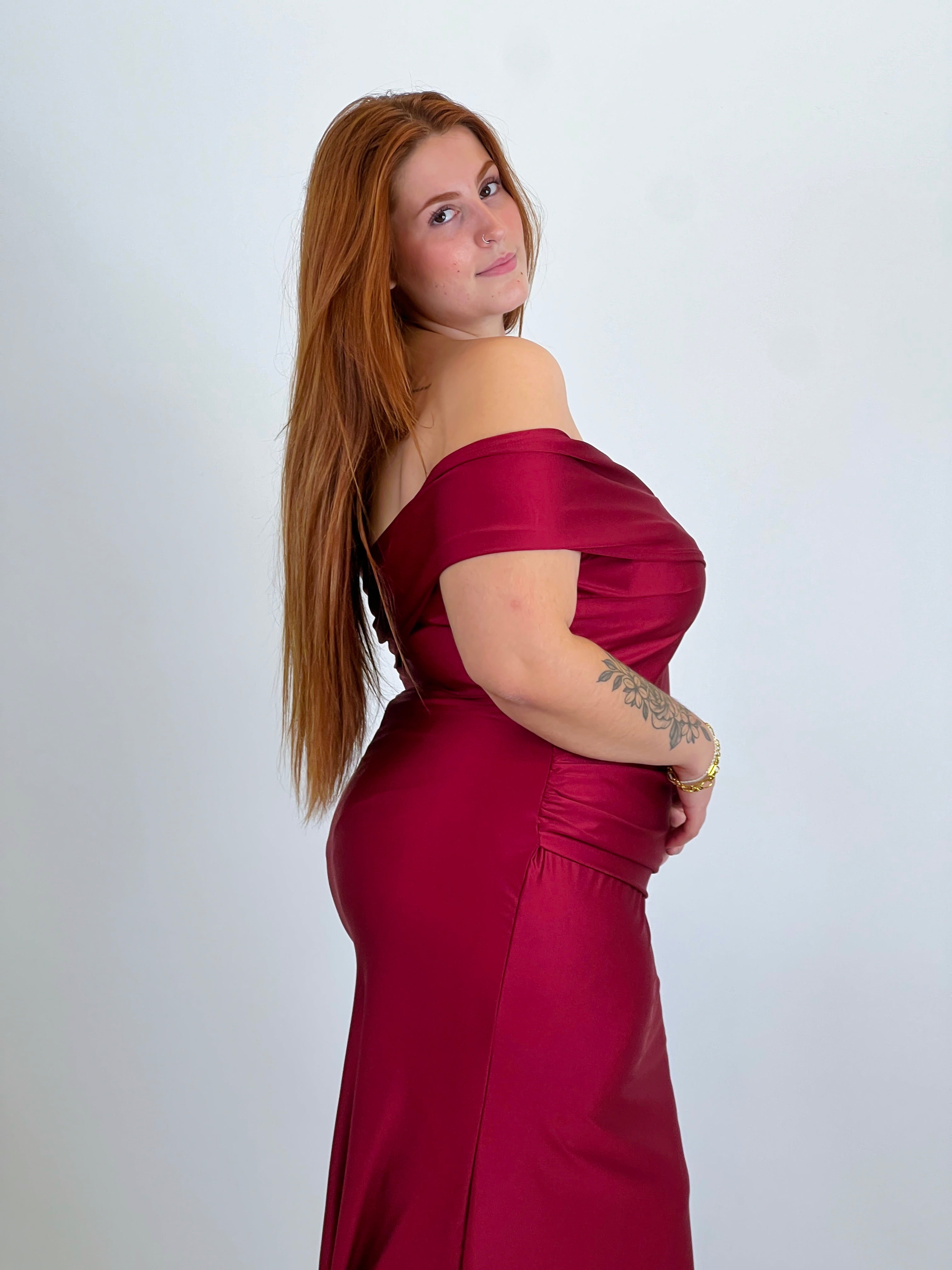 Vestido satinado Grace Plus size - Zebra&Maduixa®