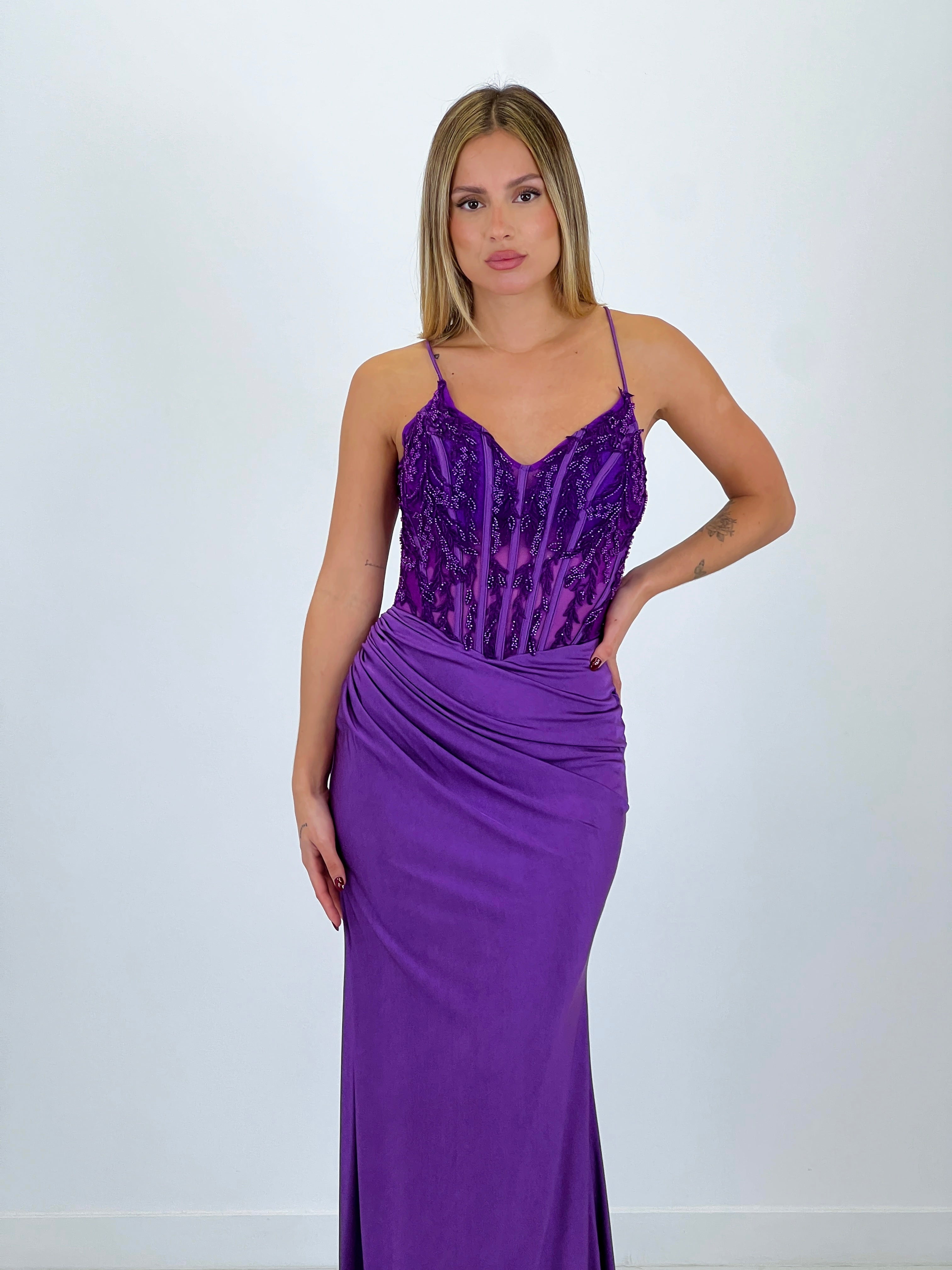 Vestido corsetero pedrería Aitana - Zebra&Maduixa®