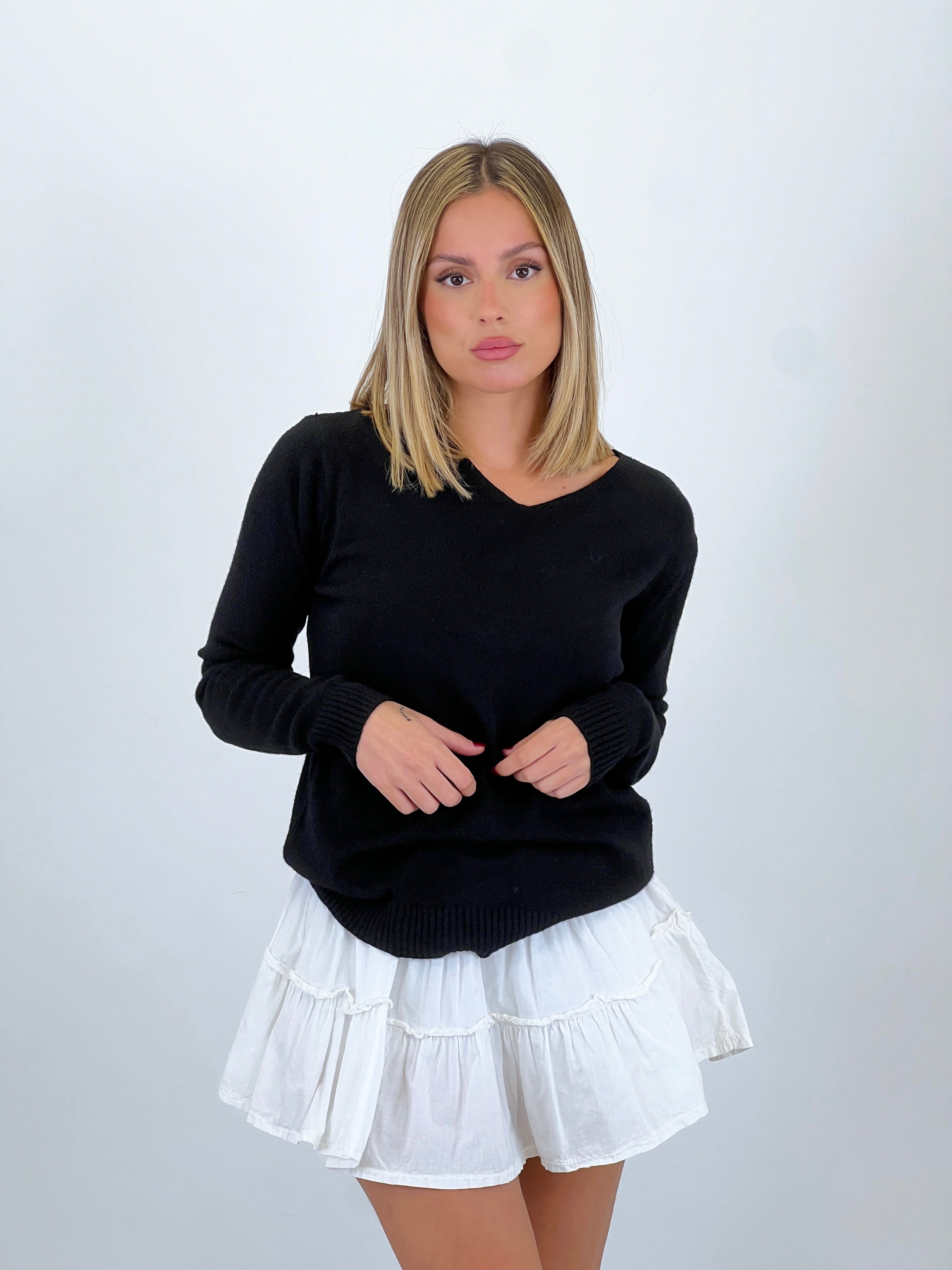 Jersey punto cuello pico - Zebra&Maduixa®