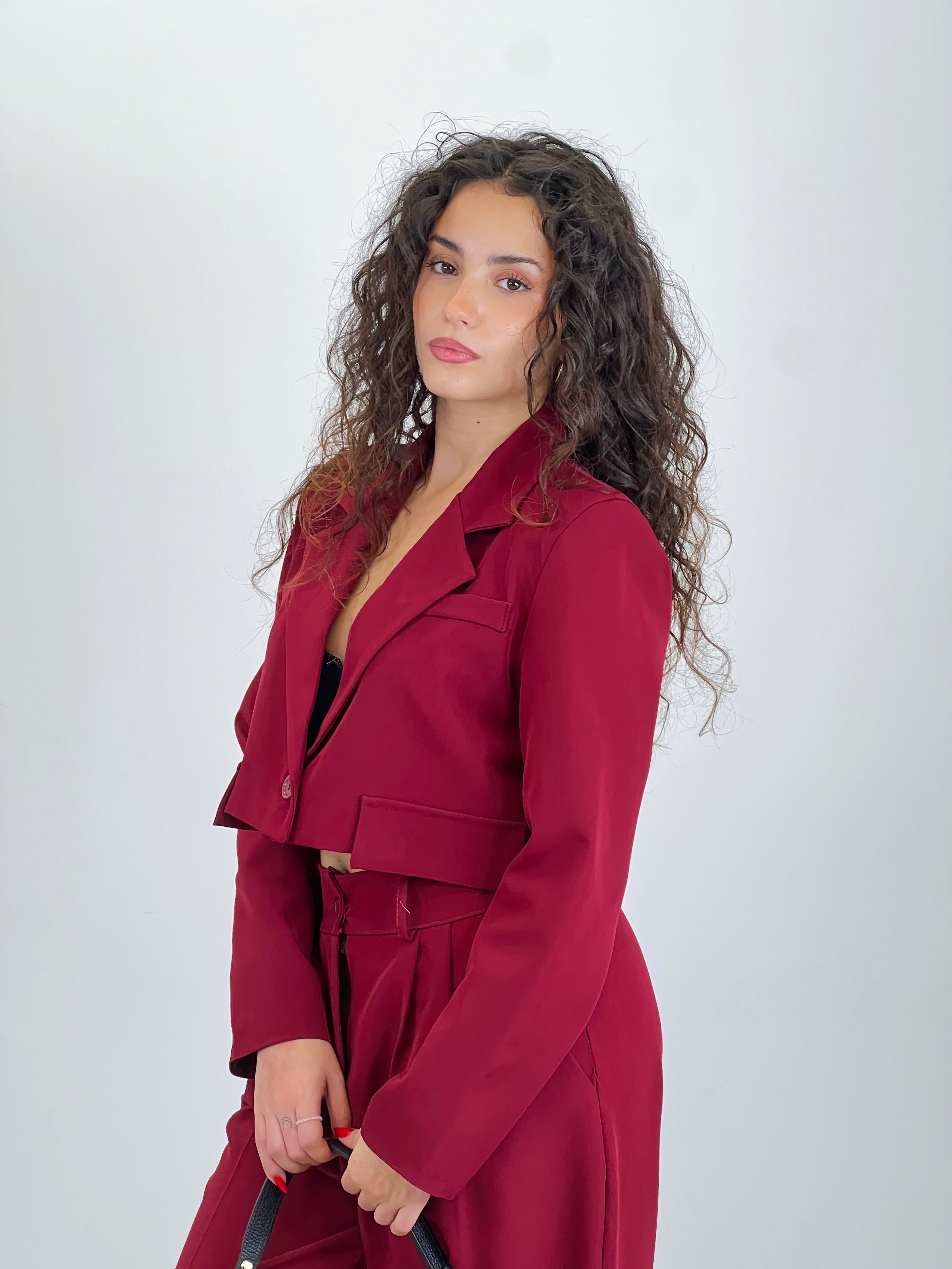Blazer cropped solapas - Zebra&Maduixa®