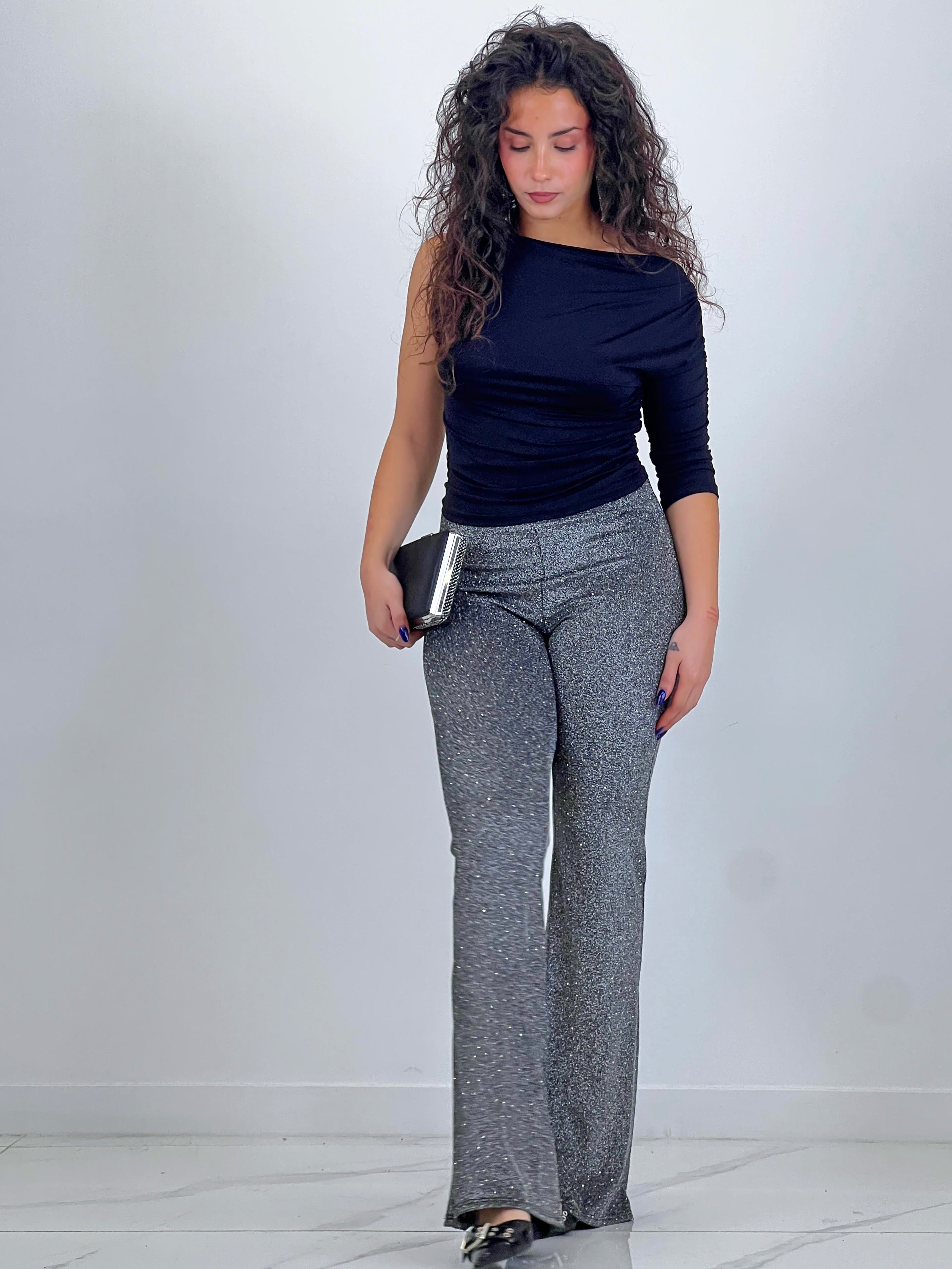 Pantaló flare brillant