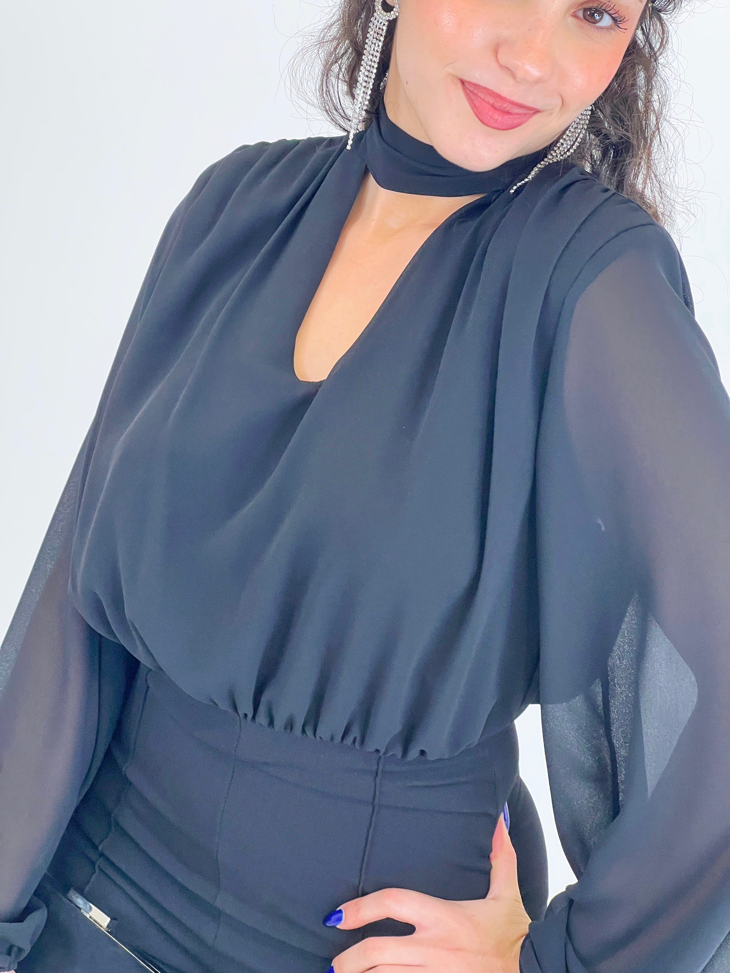 Mono choker manga larga transparencias - Zebra&Maduixa®