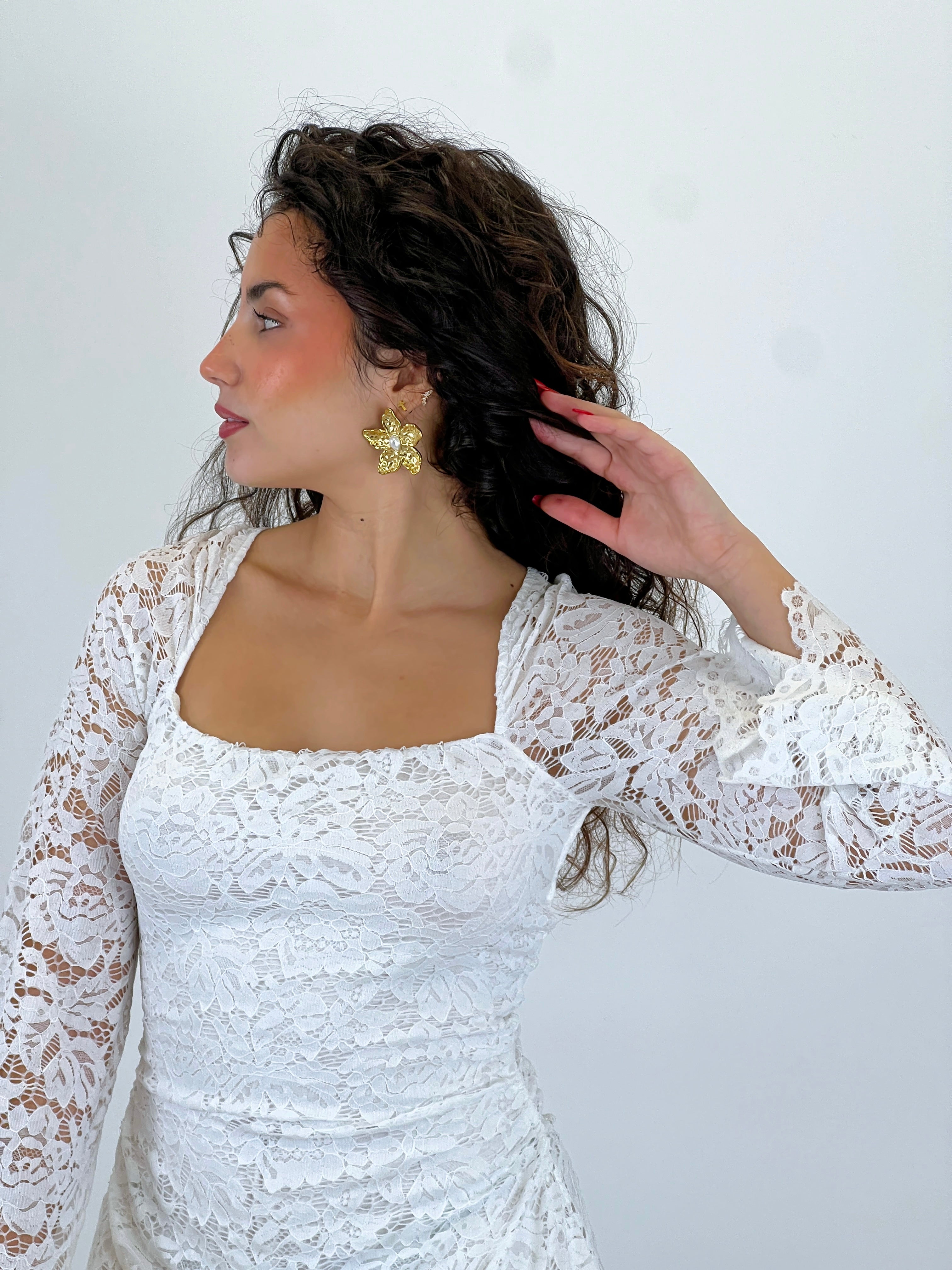 Vestido evasé manga acampanada - Zebra&Maduixa®