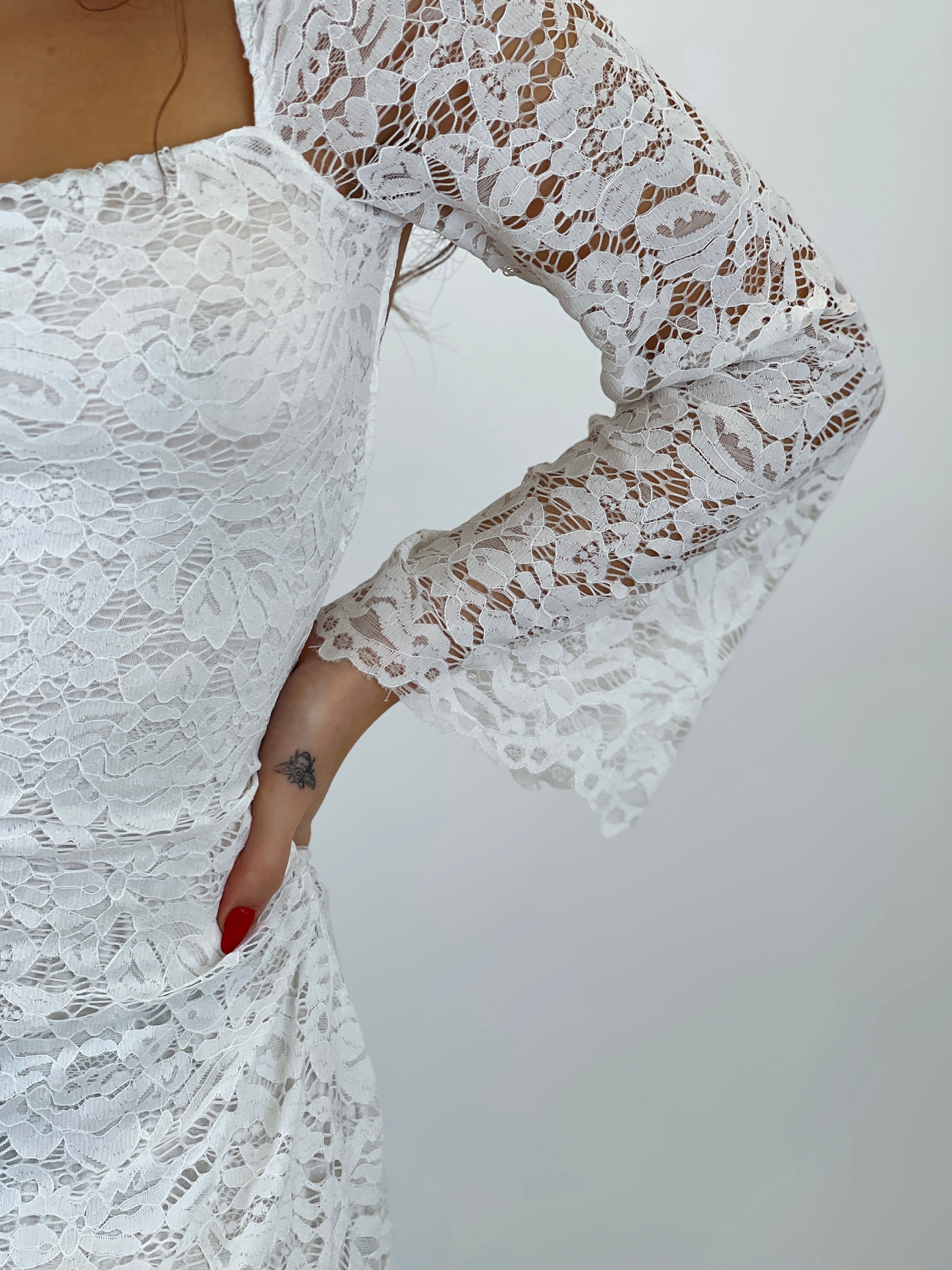 Vestido evasé manga acampanada - Zebra&Maduixa®