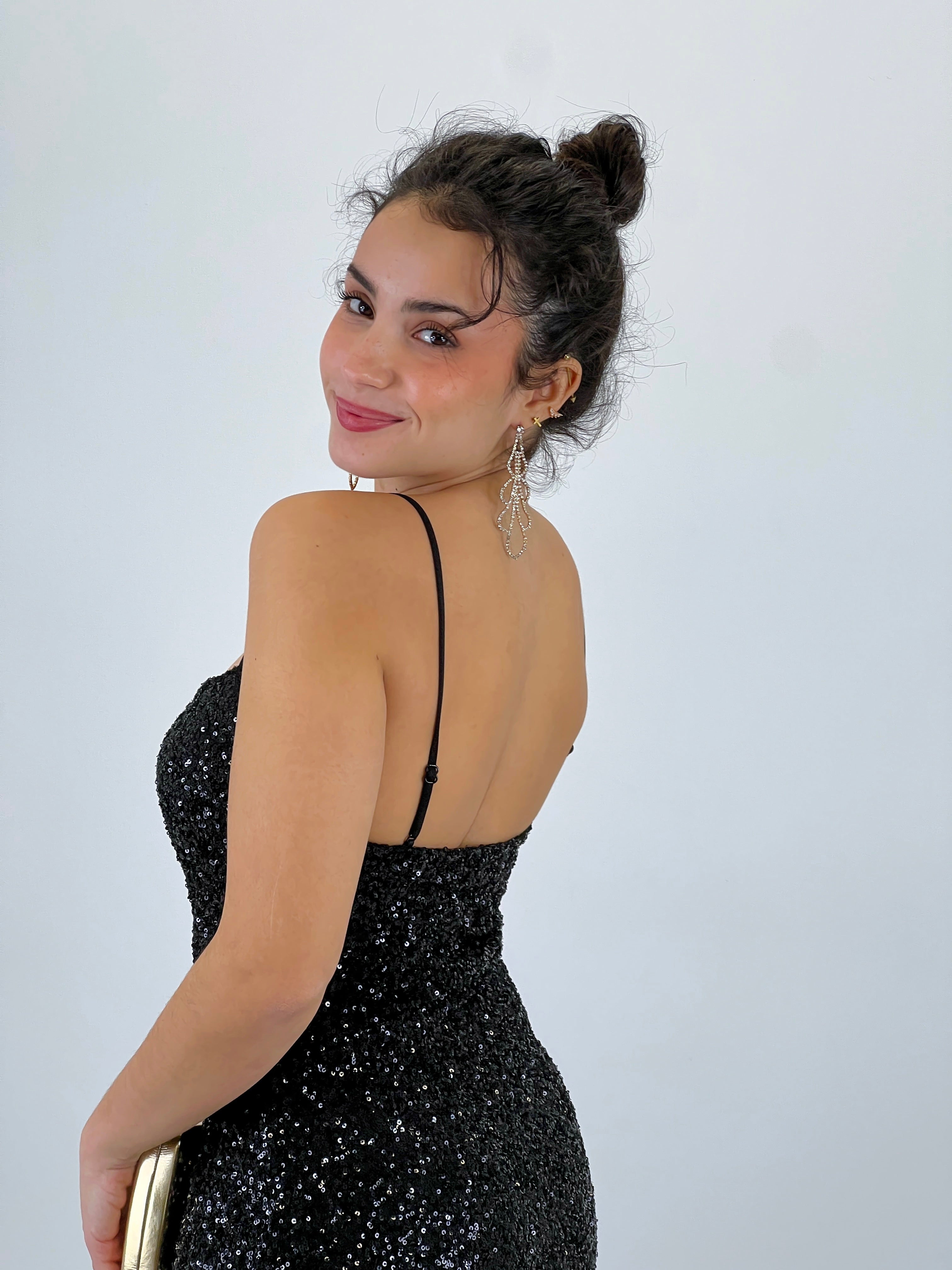Vestido largo tirantes lentejuelas - Zebra&Maduixa®