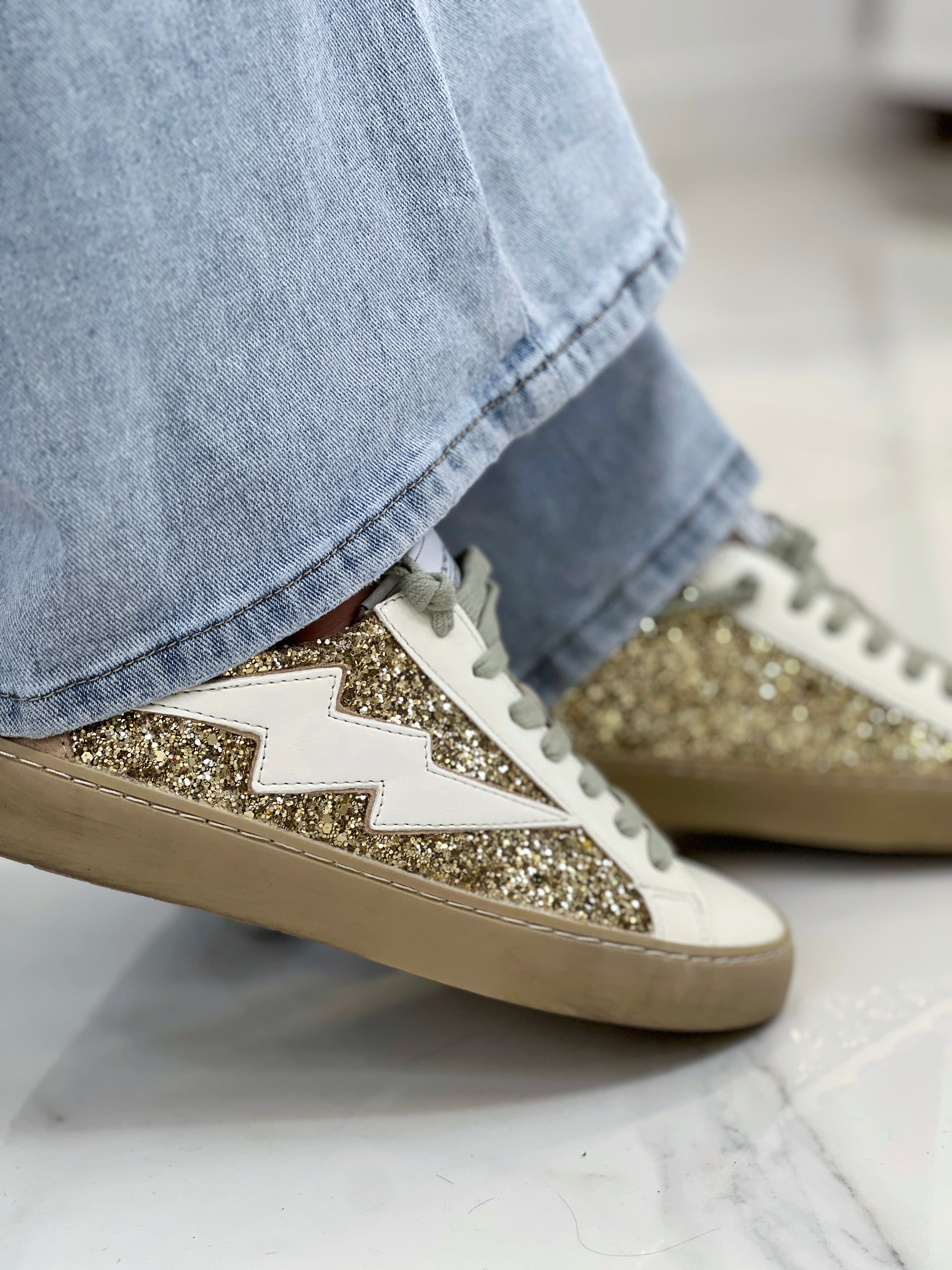Zapatillas rayo brillo - Zebra&Maduixa®
