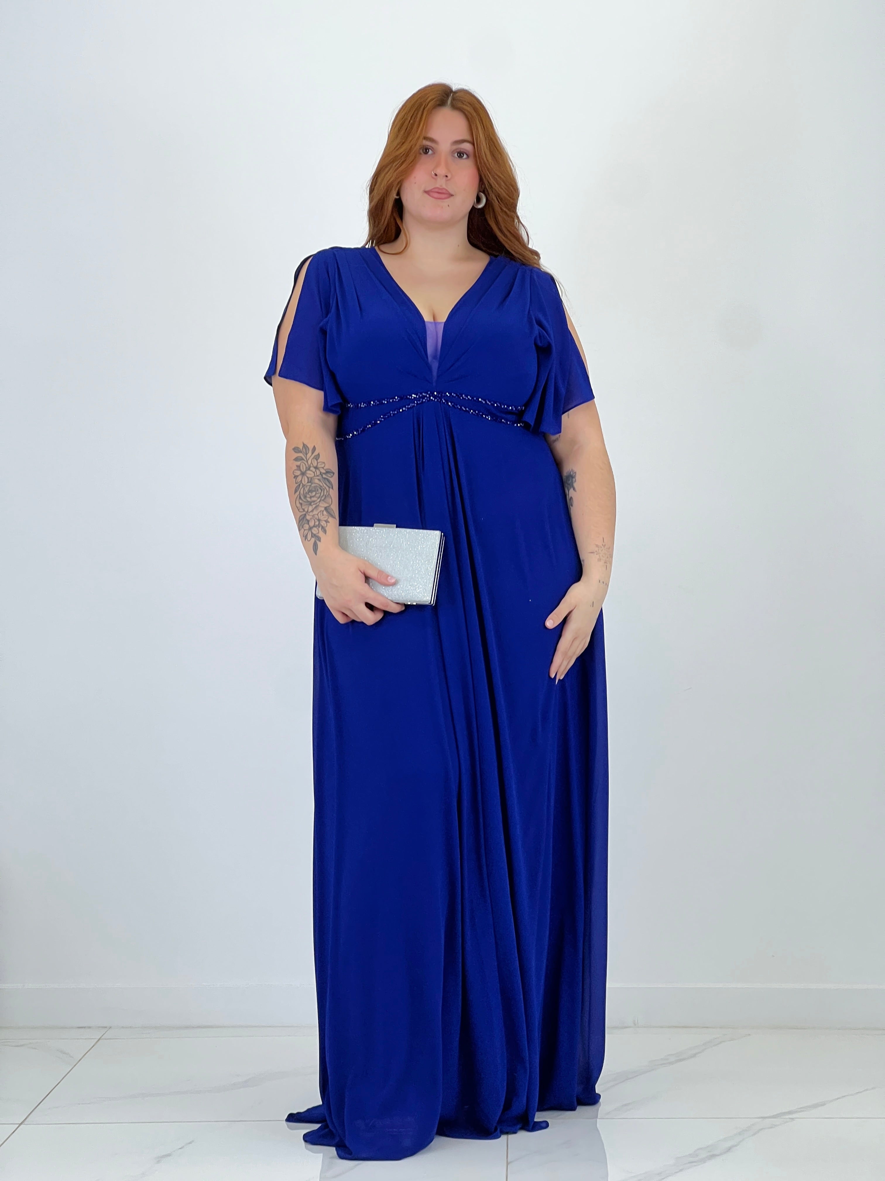 Vestido cintura pedrería Frida