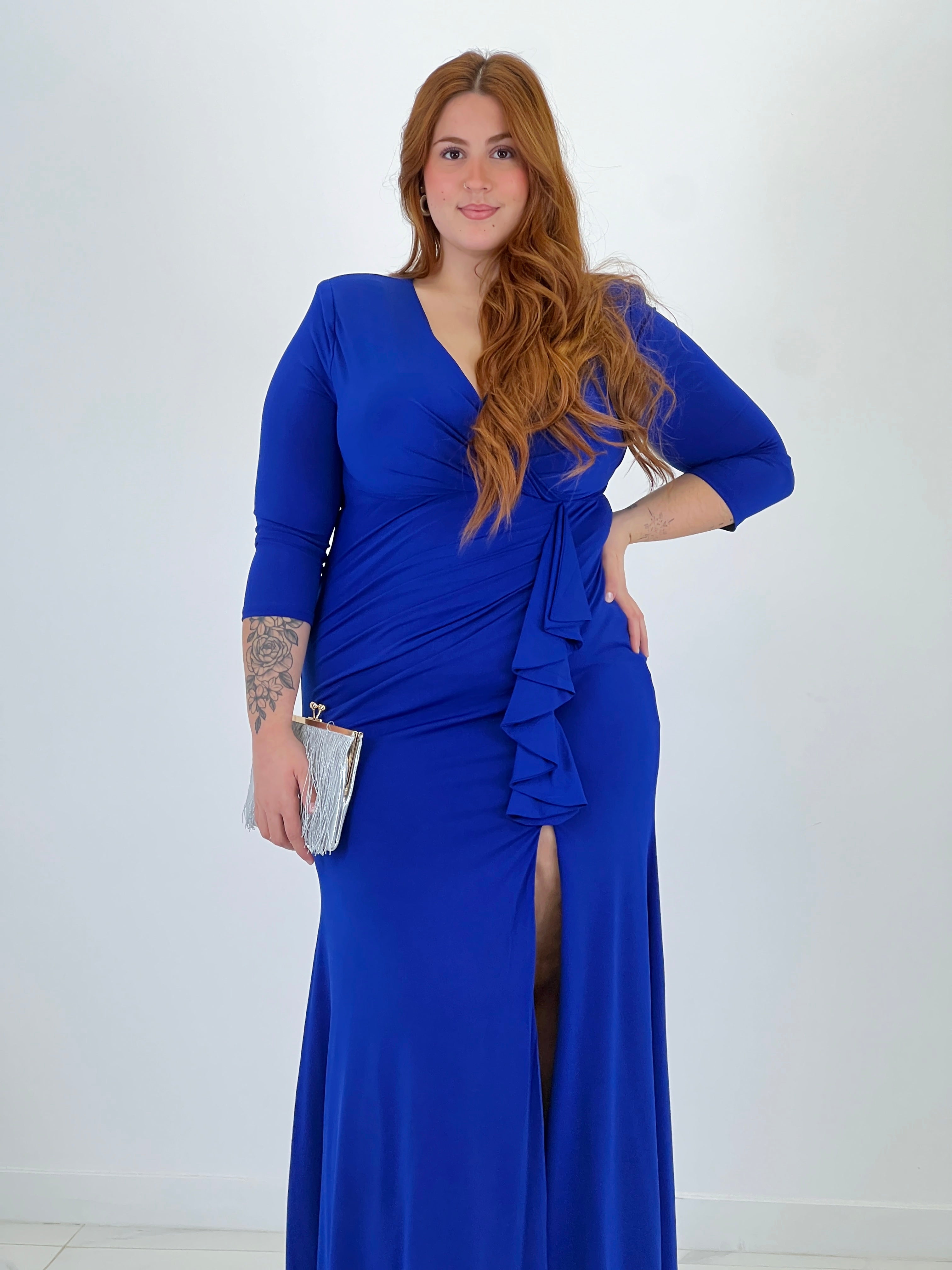 Vestido con manga y volante Xenia - Zebra&Maduixa®