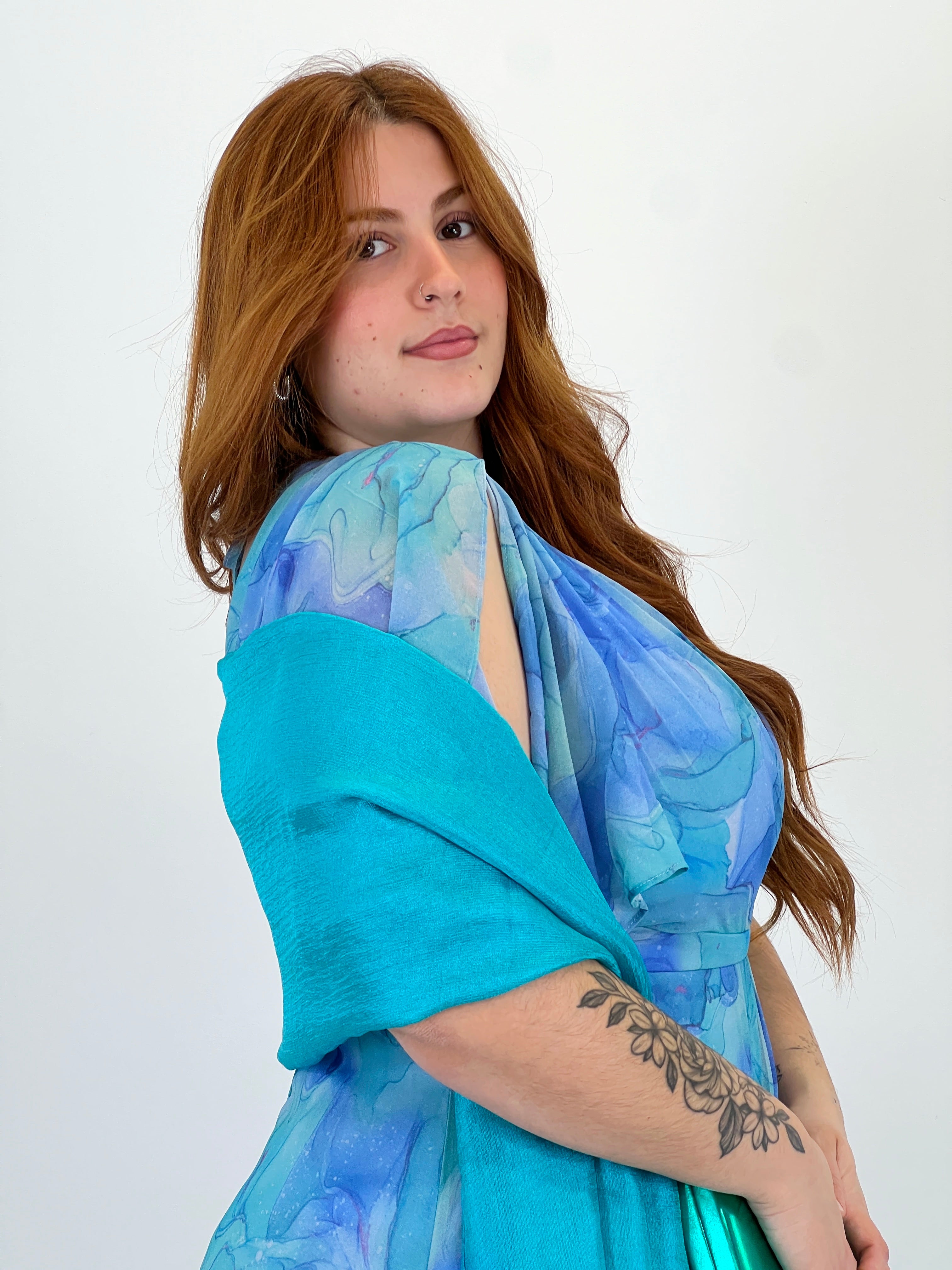 Satin scarf